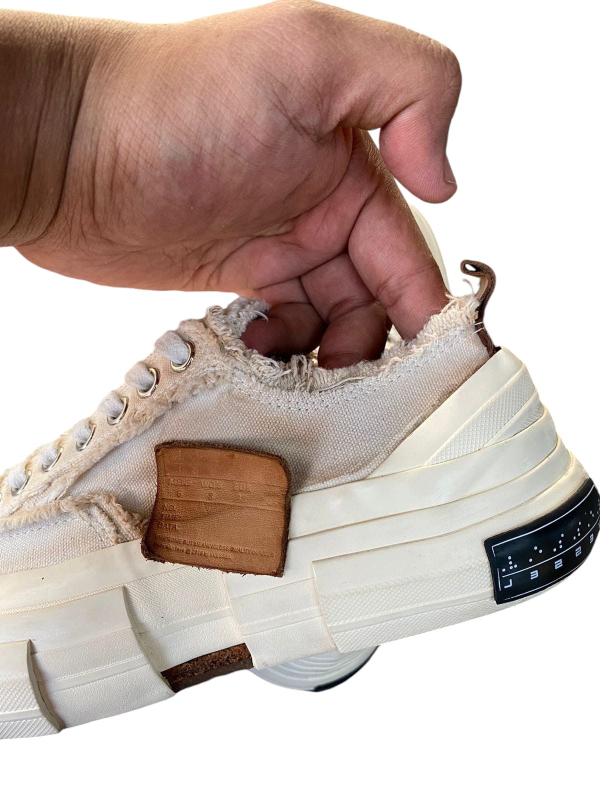 xVESSEL Xvessel G.O.P low all white canvas sneaket Size US 8 / IT 38 - 13 Thumbnail