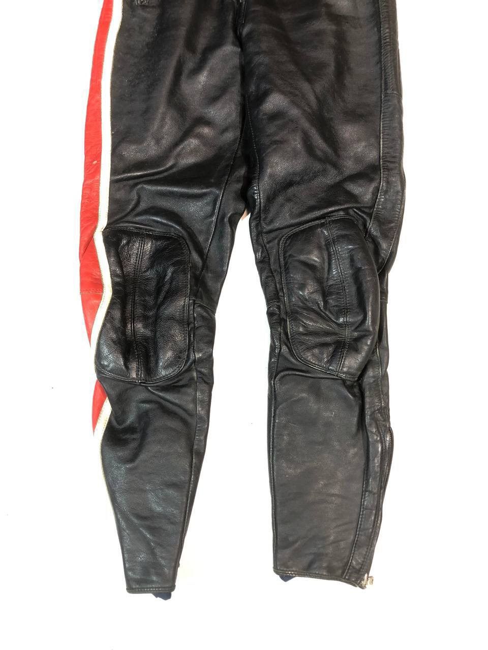 Japanese Brand × Leather Vintage RaRe Racing Moto Leather Pants Size US 28 / EU 44 - 3 Thumbnail