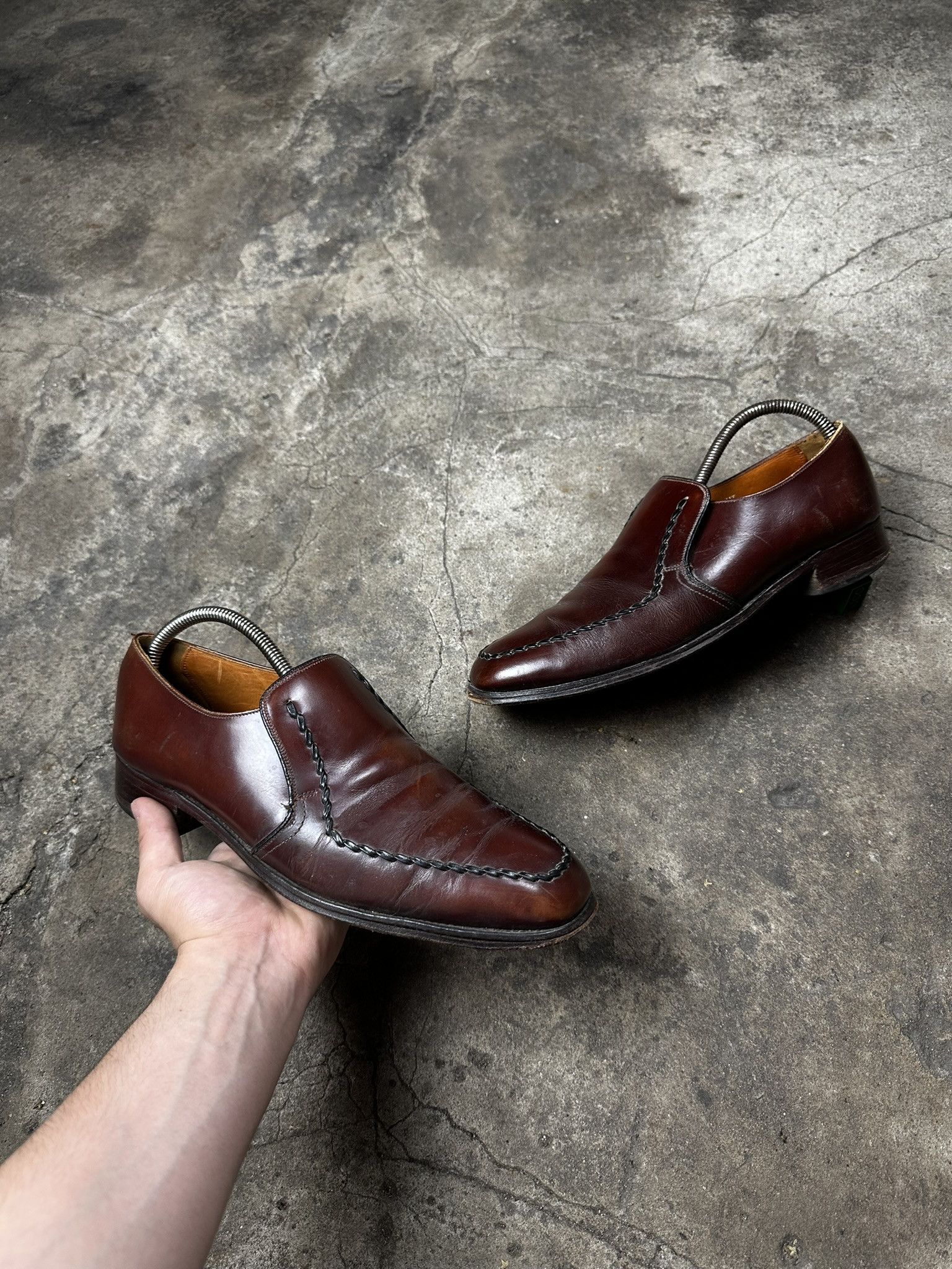 Loake Loake Luxury Leather Loafers Derby Shoes Size US 9 / EU 42 - 1 Thumbnail