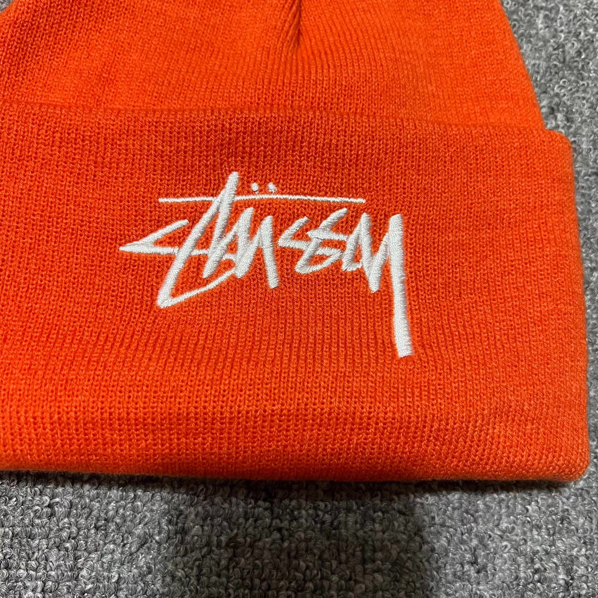 Stussy Stüssy Classic Embroidered Large Logo Knit Beanie Q7 Size ONE SIZE - 3 Thumbnail
