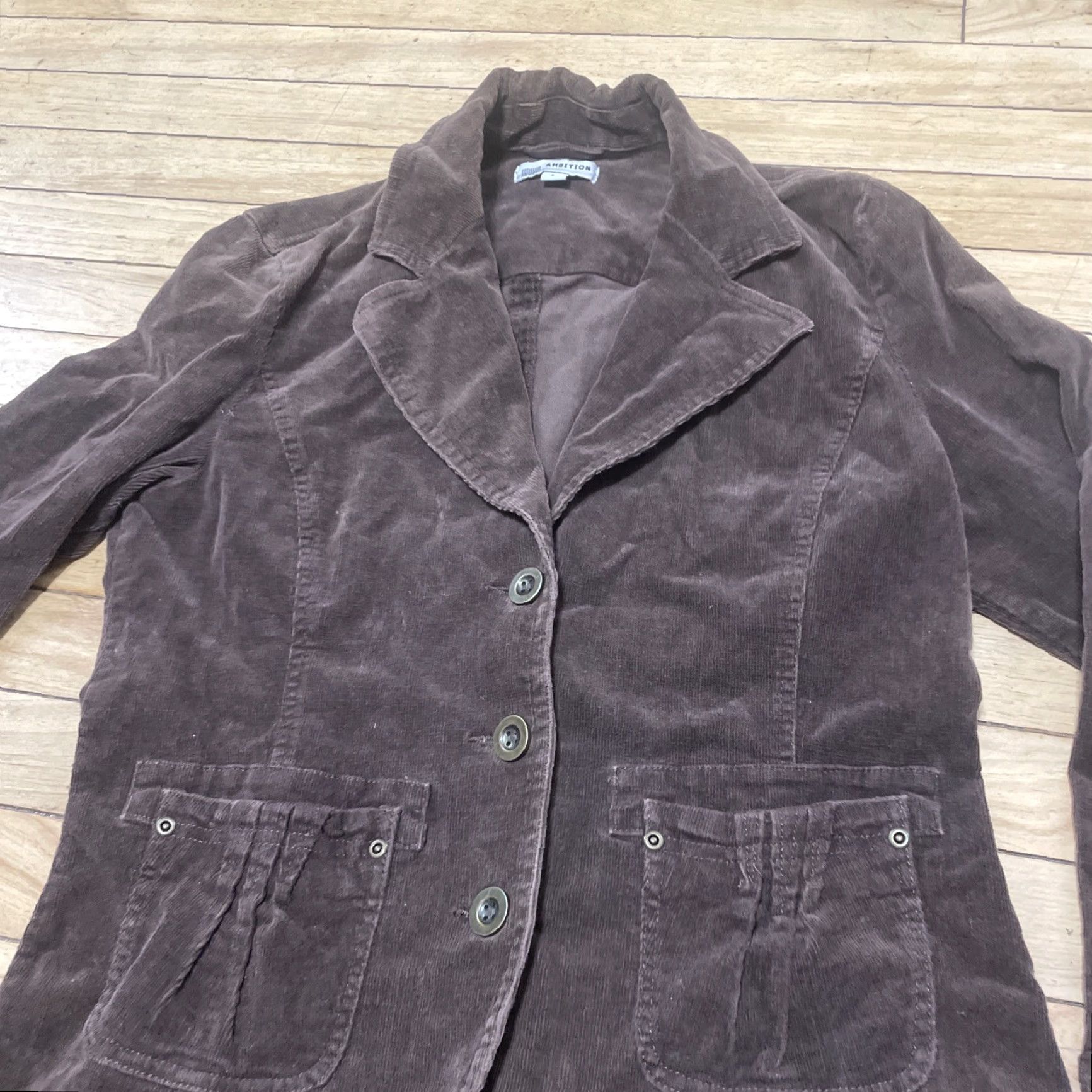 Vintage VINTAGE Ambition 90s Y2k Streetwear Corduroy Jacket Women L Brown Western Pockets Size L / US 10 / IT 46 - 4 Thumbnail