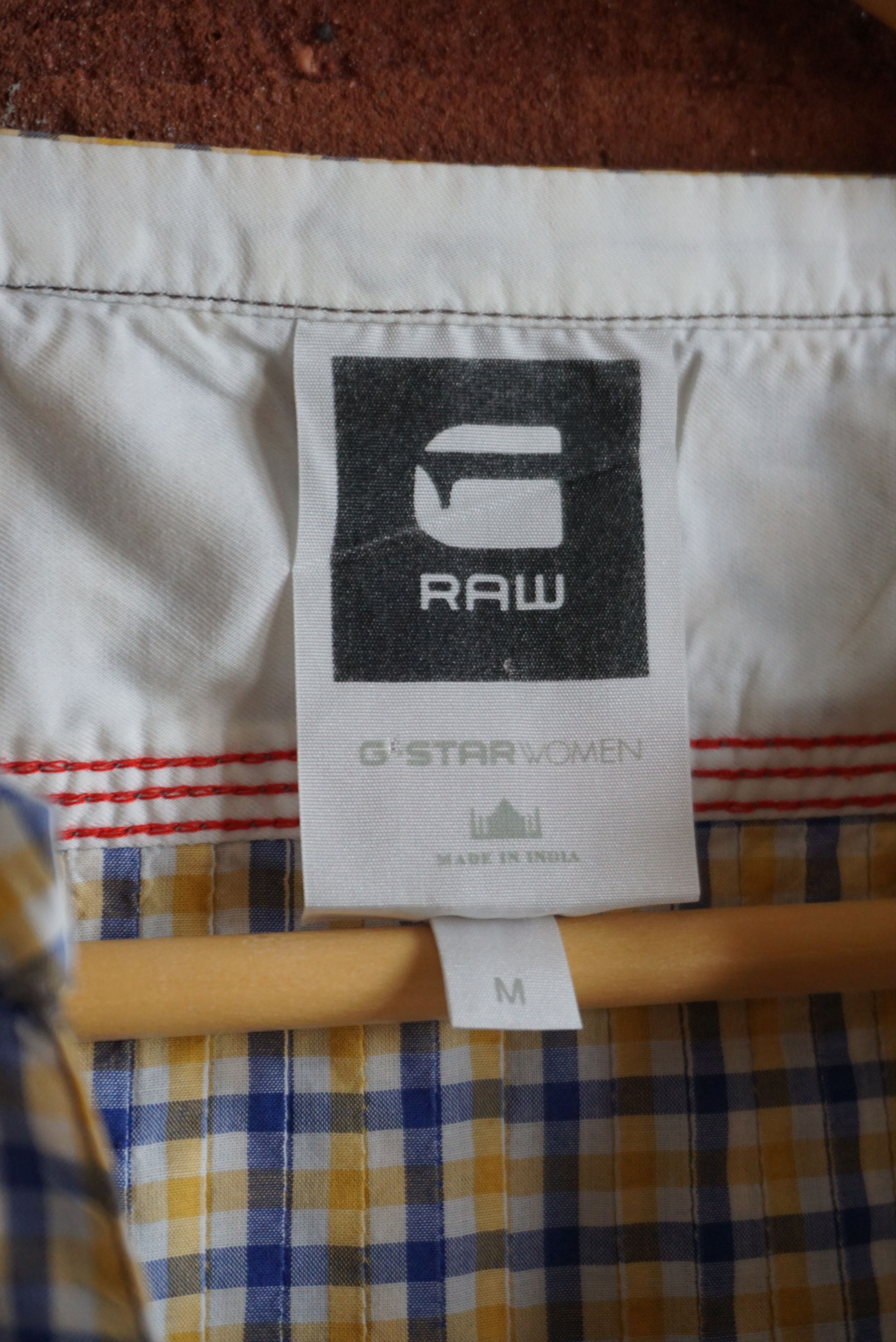 G-Star G-Star Raw checked shirt M 6/8 casual blouse relaxed Size M / US 6-8 / IT 42-44 - 4 Thumbnail