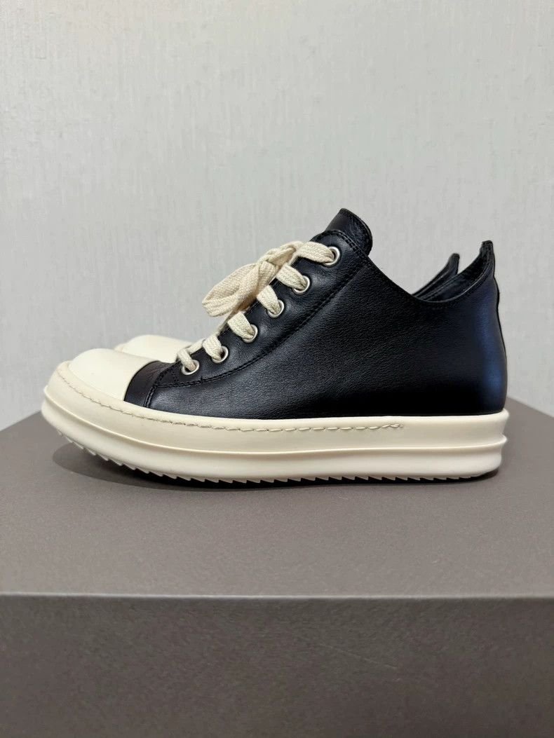 Other Rick owens Black and White Cowhide Low Top Big Converse sh Size US 4.5 / IT 34.5 - 3 Thumbnail