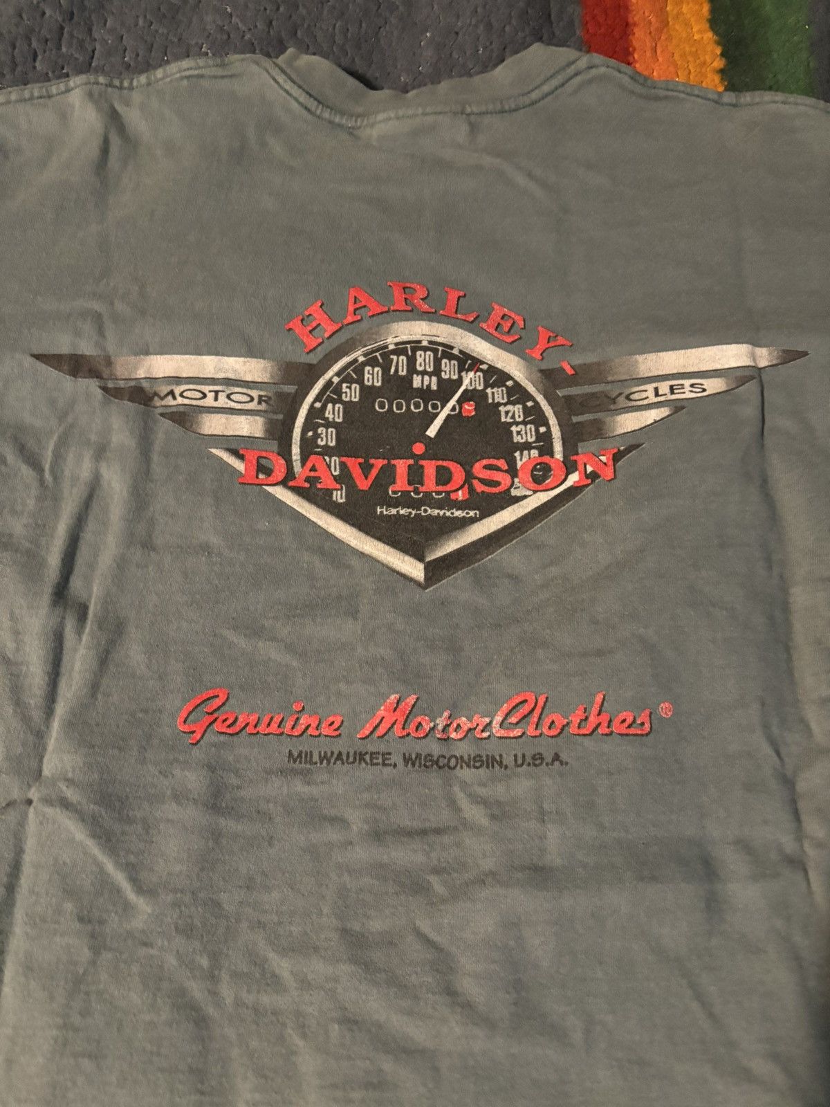 Harley Davidson Vintage Harley Davidson Milwaukee T-Shirt Size US L / EU 52-54 / 3 - 5 Thumbnail