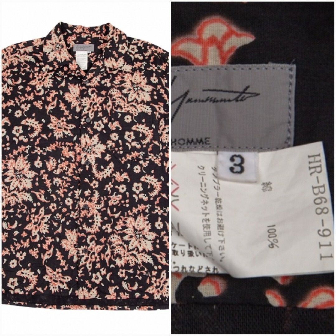 Yohji Yamamoto 06ss Hawaiian Shirt Size US L / EU 52-54 / 3 - 4 Thumbnail