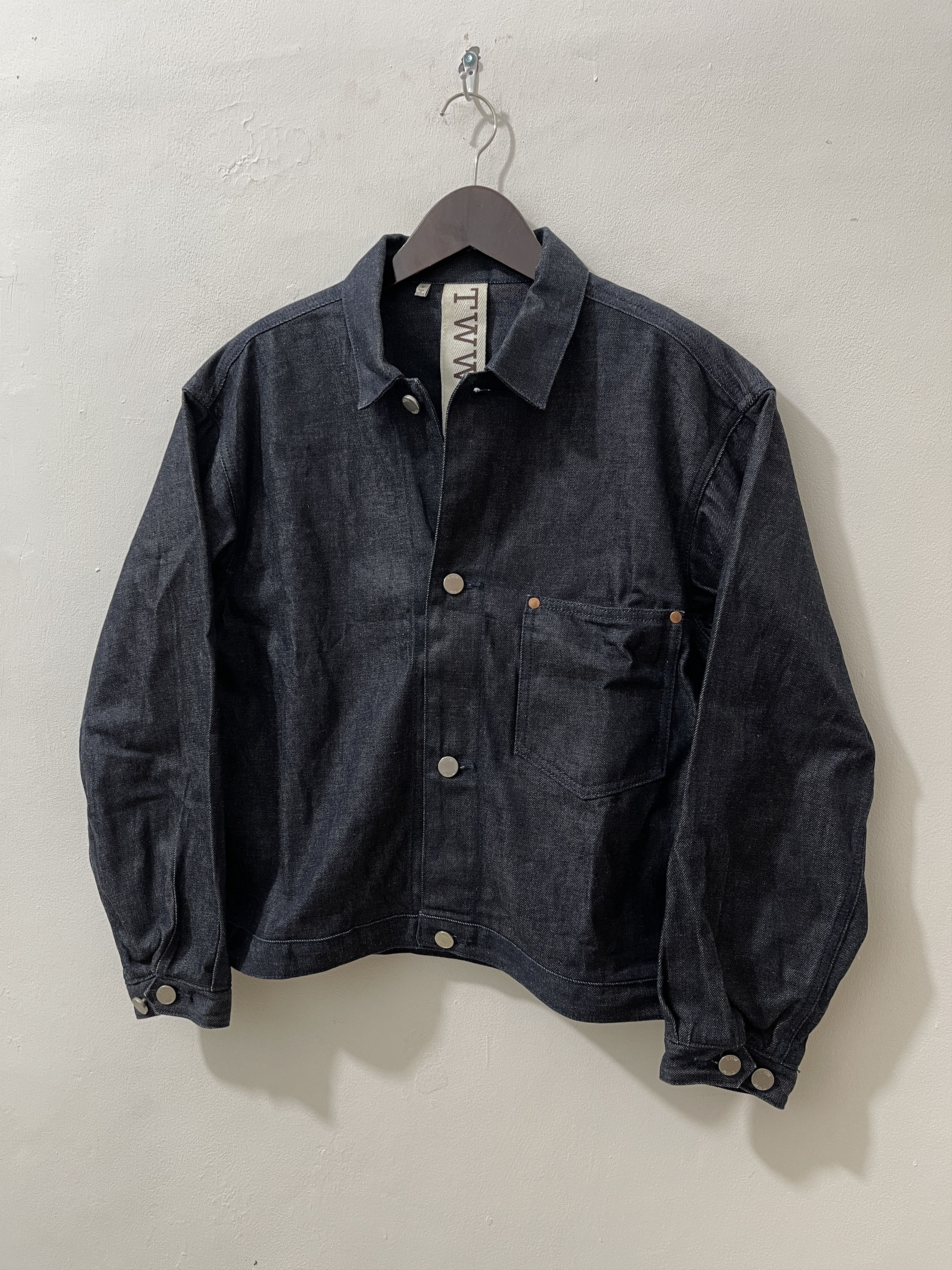 Traditional Weatherwear TWW Glasglow Scotland Type 1 Raw Denim Jacket Size US M / EU 48-50 / 2 - 2 Thumbnail