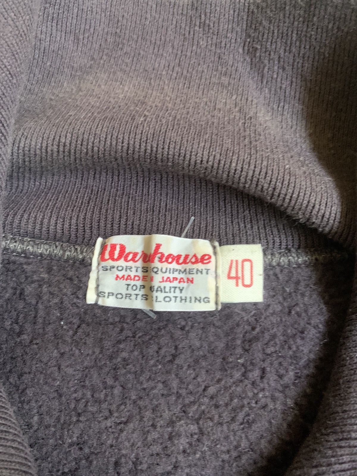 Japanese Brand Vintage Half Zip Warehouse U.N.C. 81 Sweatshirt Size US M / EU 48-50 / 2 - 5 Thumbnail