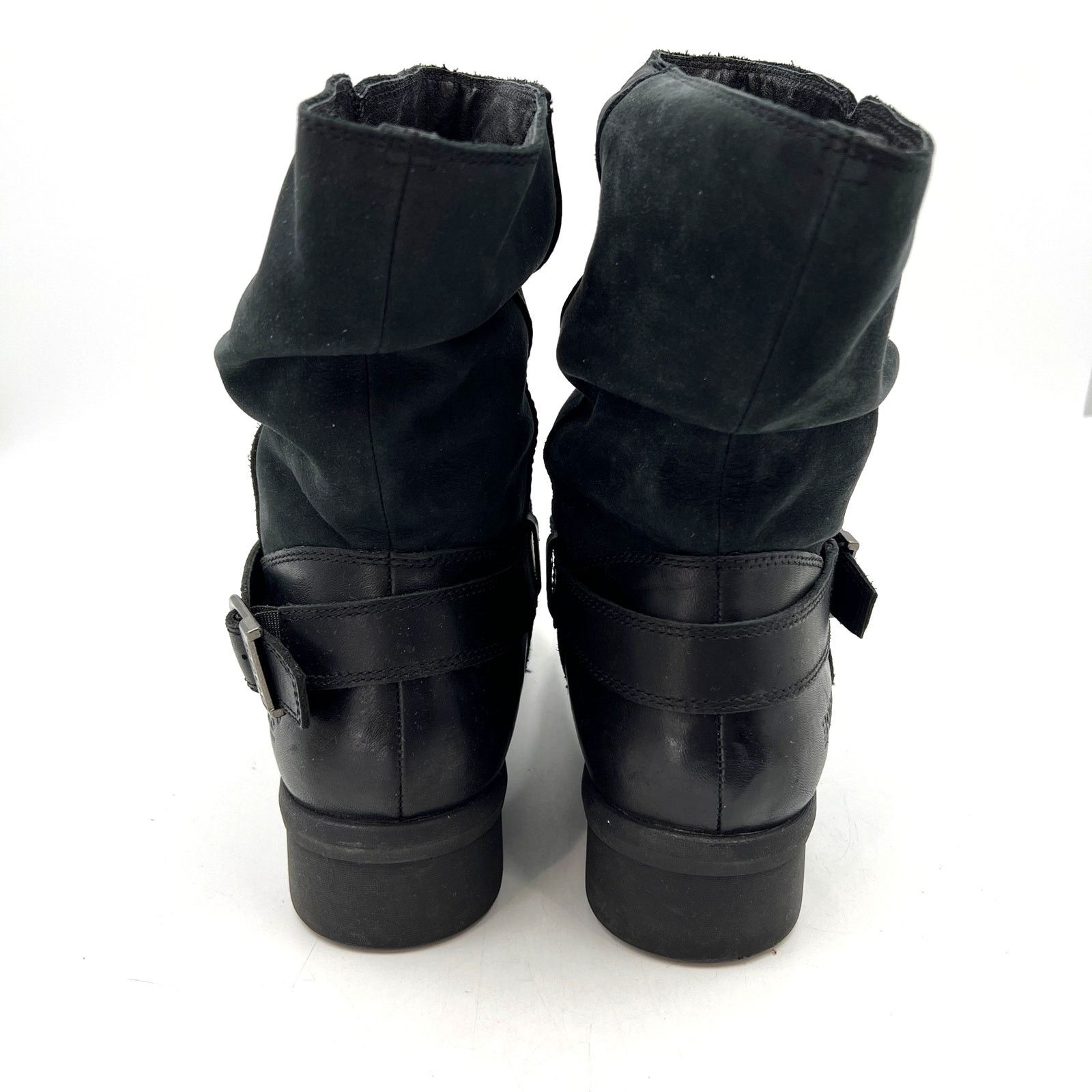 Other Bogs Carly Boots Waterproof Black Leather Ankle Booties Size US 9.5 / IT 39.5 - 6 Thumbnail