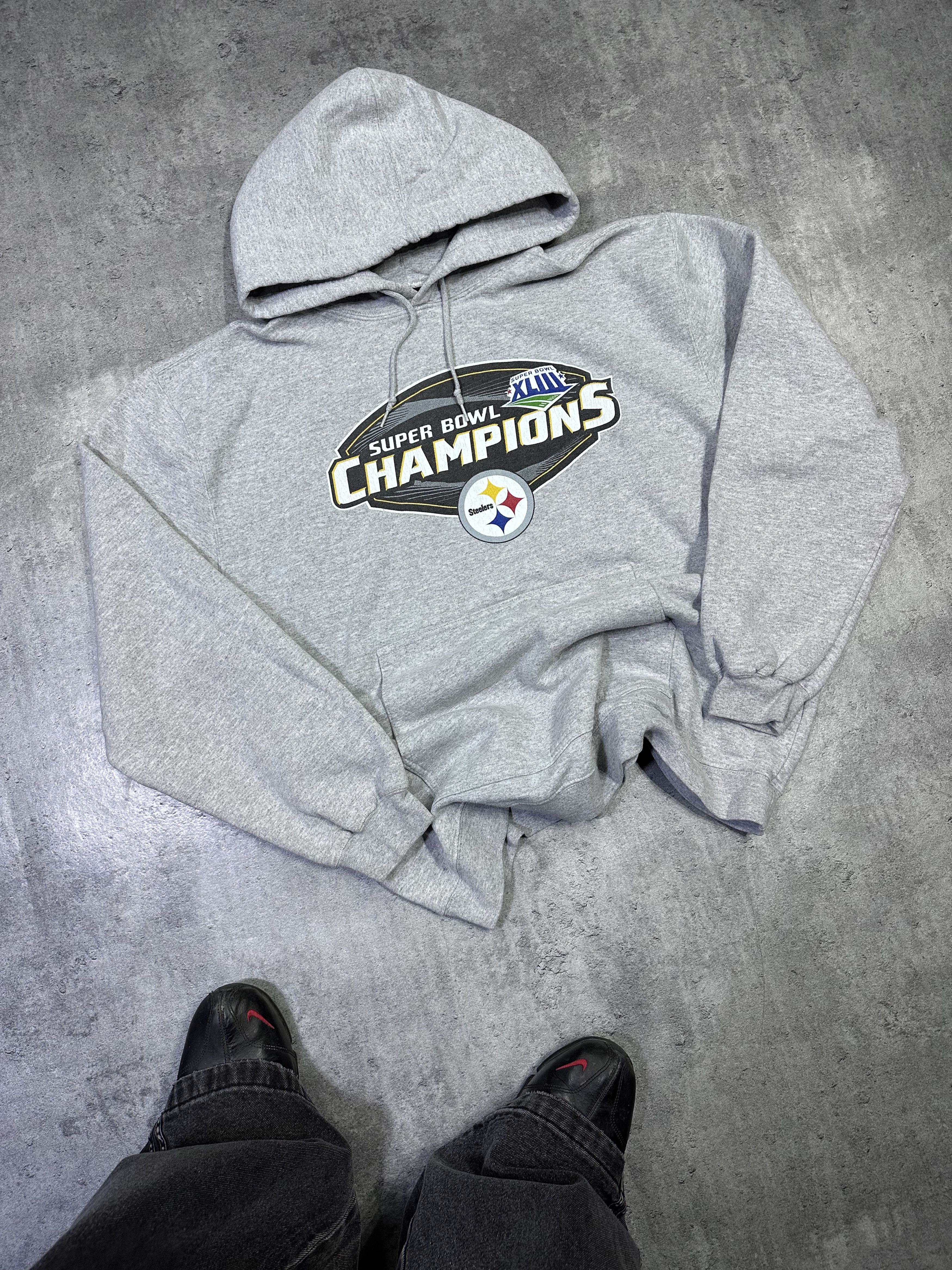 Reebok Reebok champions pittsburgh steelers grey hoodie Size US L / EU 52-54 / 3 - 1 Thumbnail