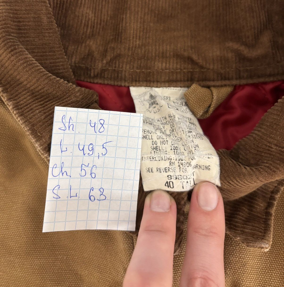 Carhartt Vintage Carhartt Workwear Orange/Brown Boxy Cropped Jacket Size US M / EU 48-50 / 2 - 21 Thumbnail