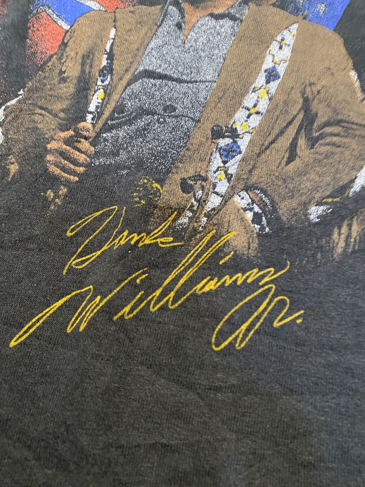 Band Tees Vintage singer 80s handlk williams jr Size US L / EU 52-54 / 3 - 2 Thumbnail