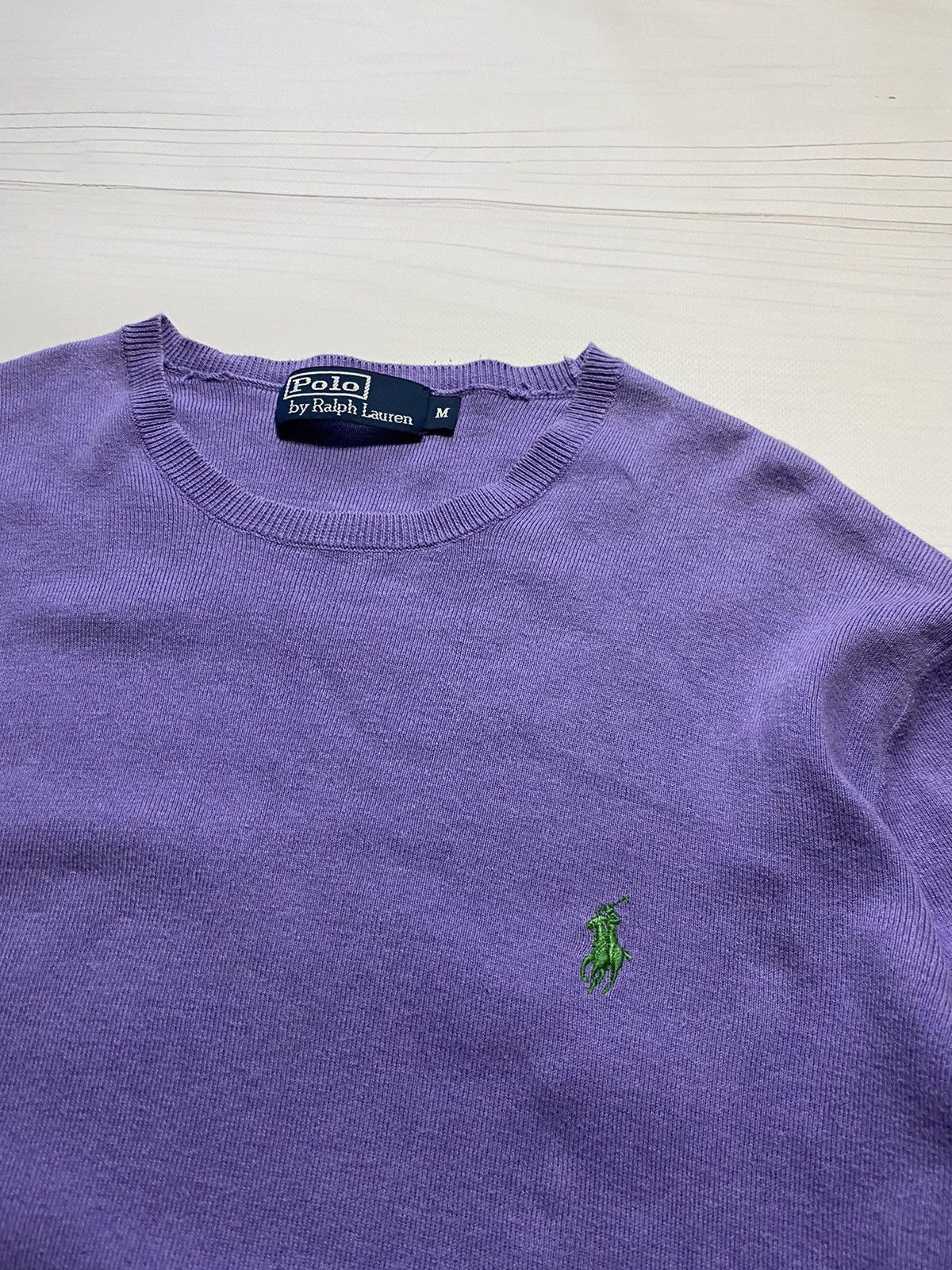 Polo Ralph Lauren Vintage Polo Ralph Lauren knit faded y2k sweater Size US M / EU 48-50 / 2 - 8 Thumbnail