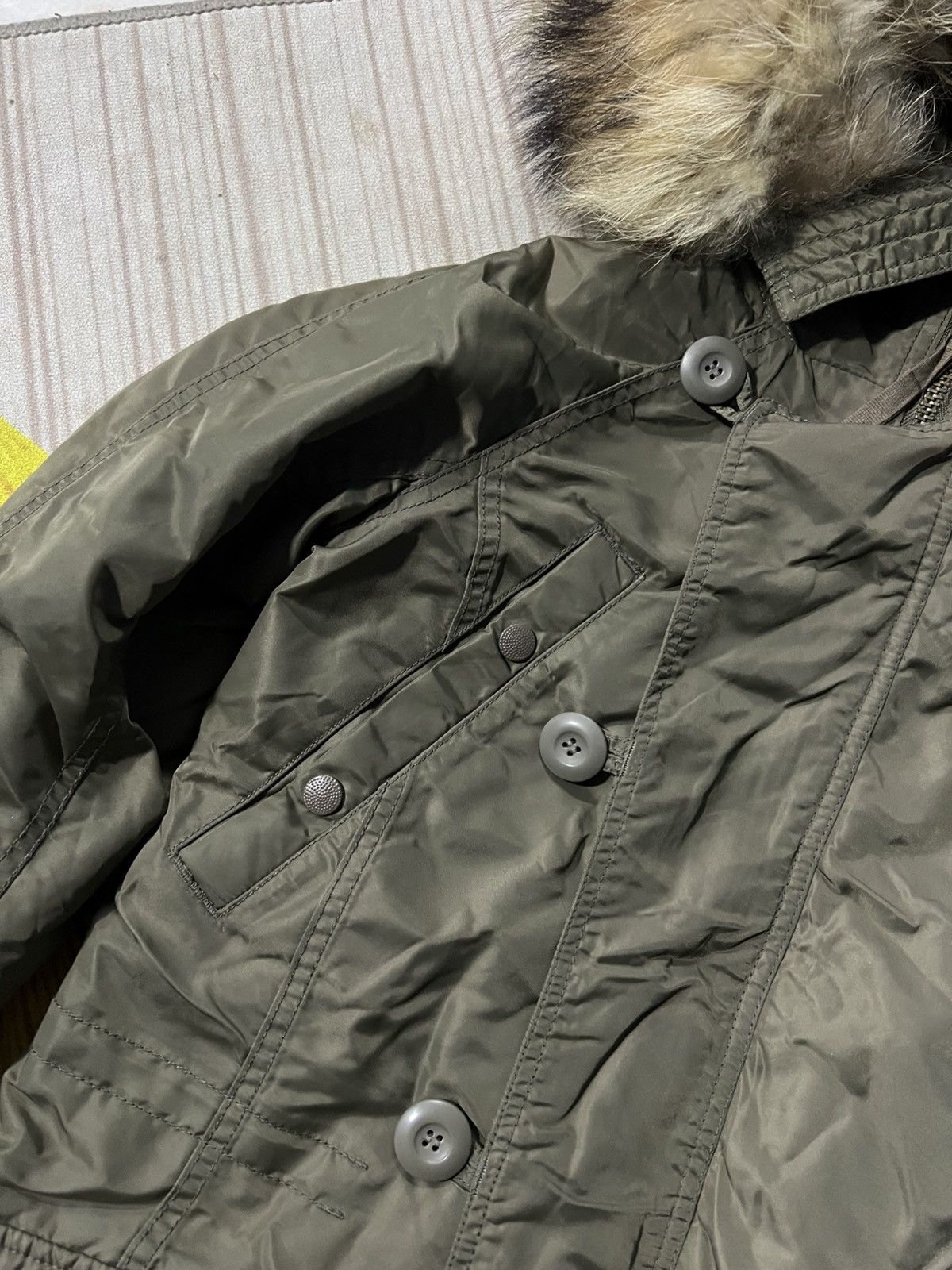 If Six Was Nine × Le Grande Bleu (L.G.B.) Vintage 2000’s G.O.A Military Parka Fur Jacket Size US S / EU 44-46 / 1 - 19 Thumbnail