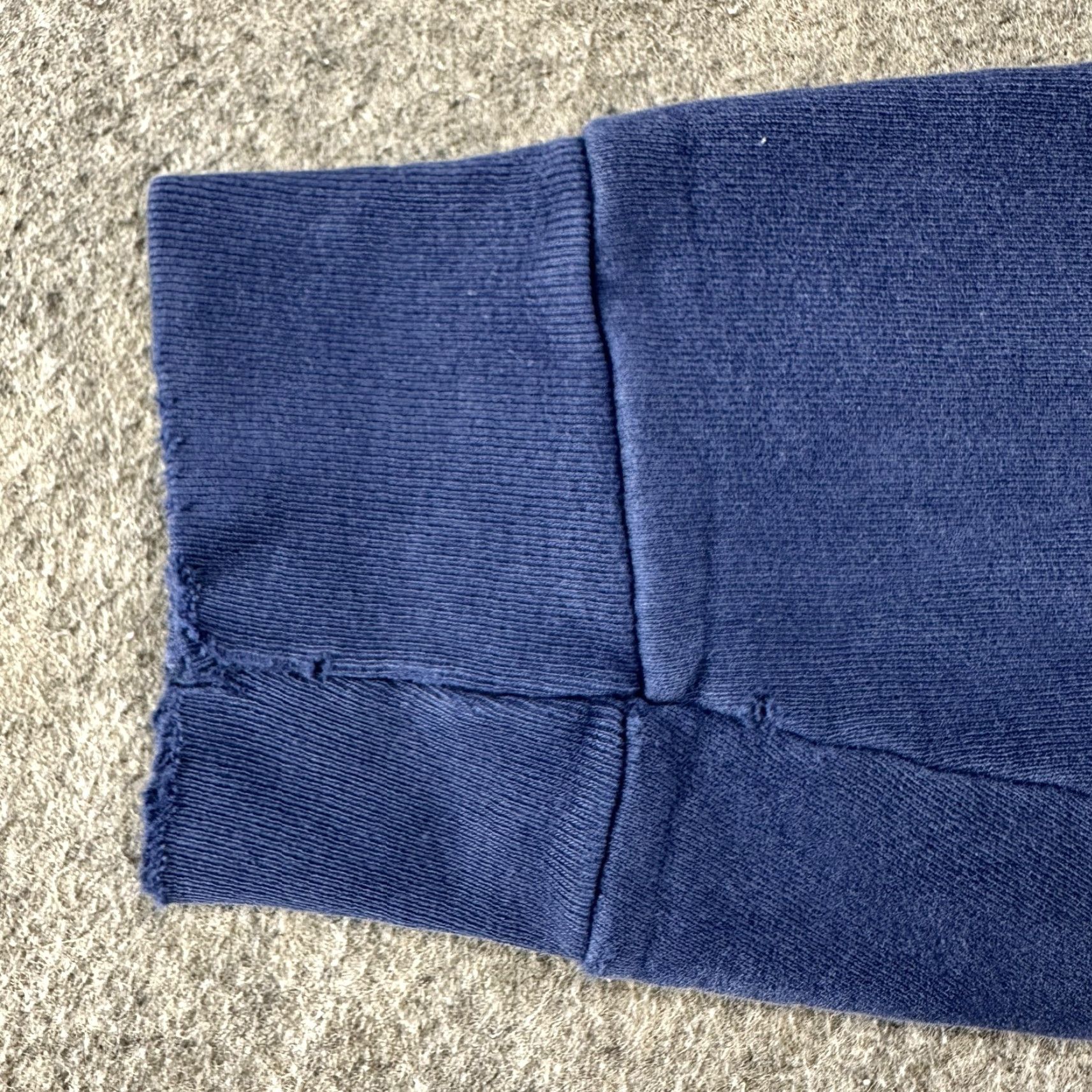 Fruit Of The Loom VINTAGE Fruit Of The Loom Hoodie Mens XL Blue Pullover Heavyweight Faded 90s Size US XL / EU 56 / 4 - 7 Thumbnail