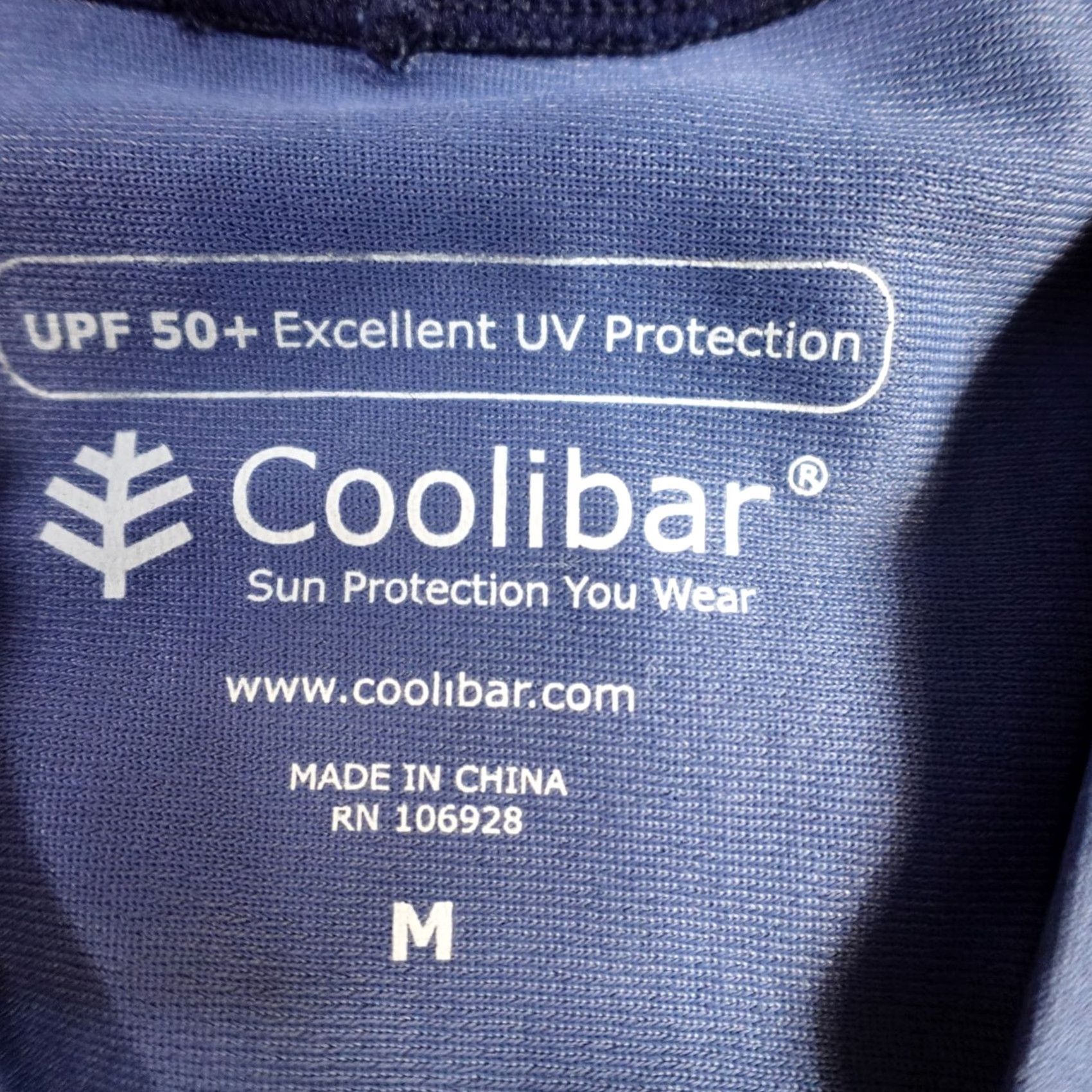 Vintage Coolibar Shirt Medium Blue Rashguard UPF 50 Raglan Short Sleeve UV Protection Mens T-Shirt Size US M / EU 48-50 / 2 - 2 Thumbnail