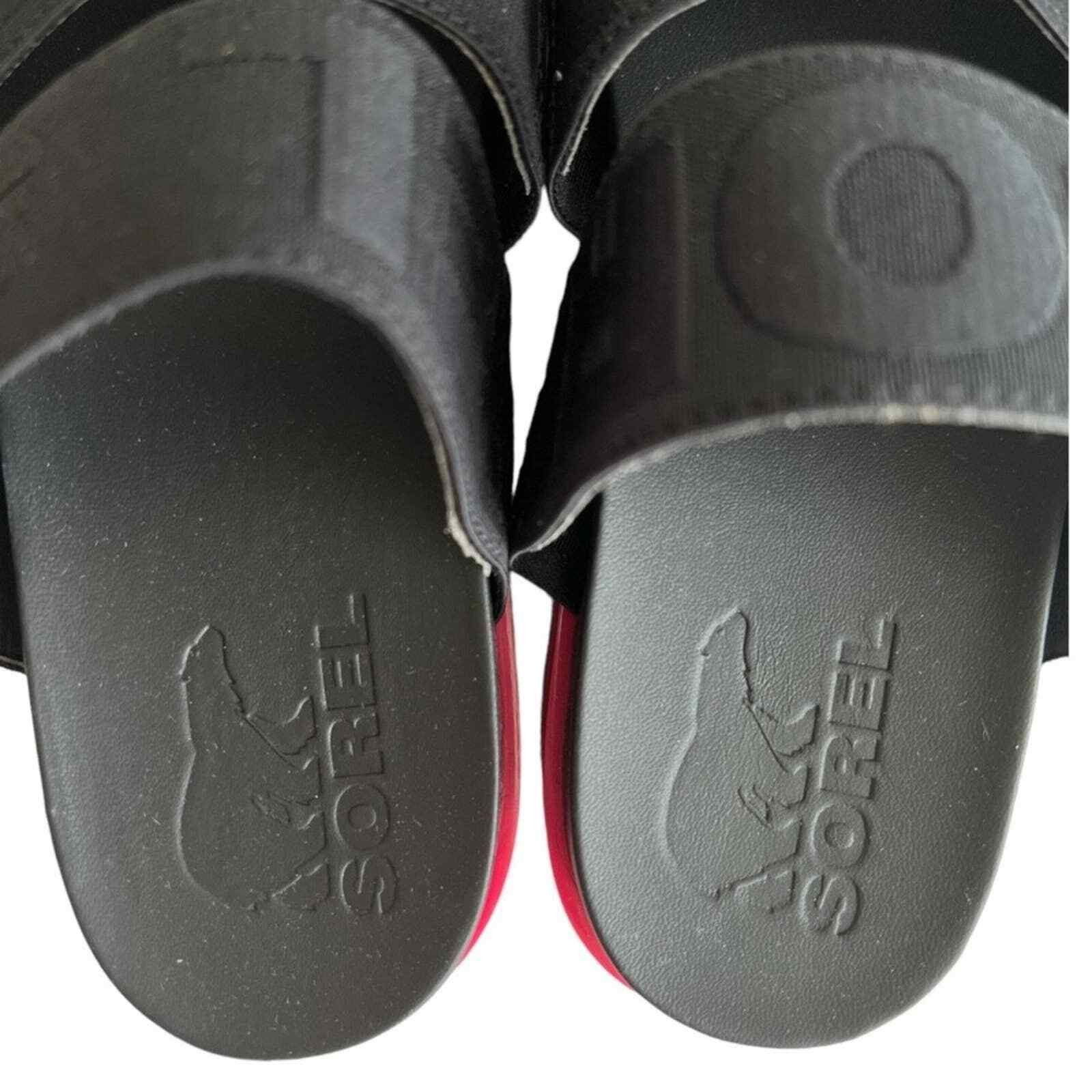 SOREL SOREL Black & Punch Pink Roaming Sport Women Sandal, US7 Size US 7 / IT 37 - 7 Thumbnail