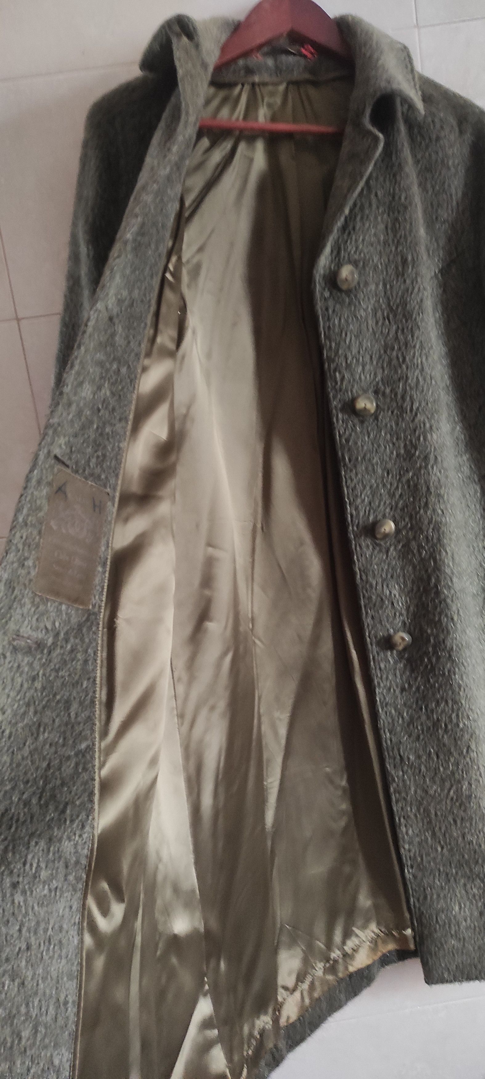 Other Calw Vintage Lamma Wool luxury Coat Made Natural Noble Size M / US 6-8 / IT 42-44 - 8 Thumbnail