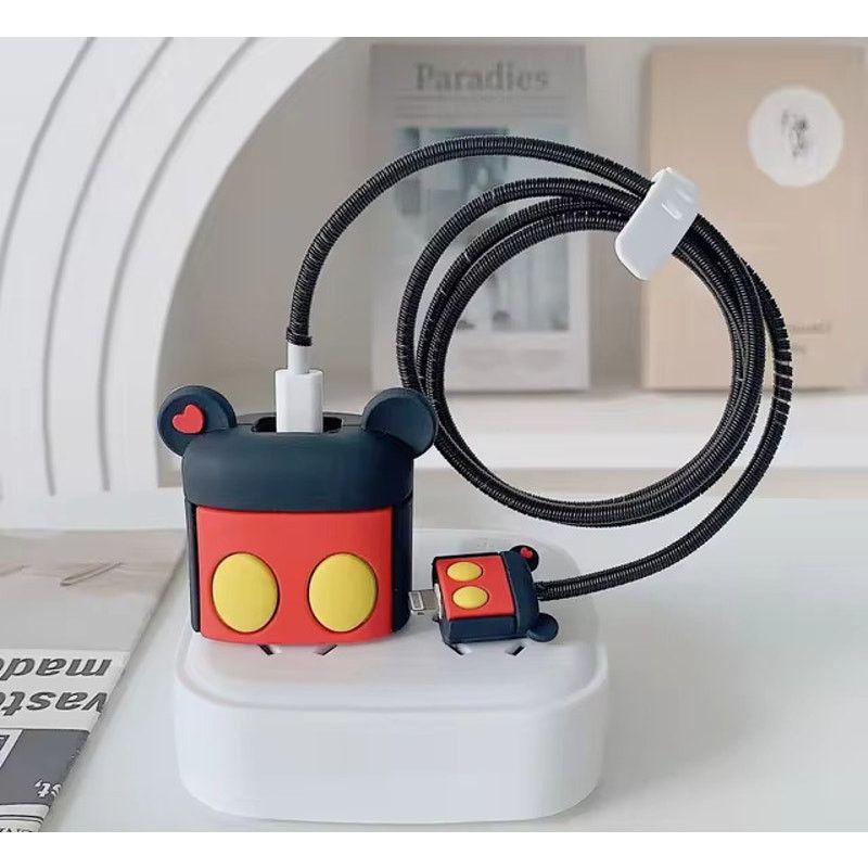 Disney Disney Mickey Mouse iPhone Charger Cable Protector P44 Size ONE SIZE - 1 Preview