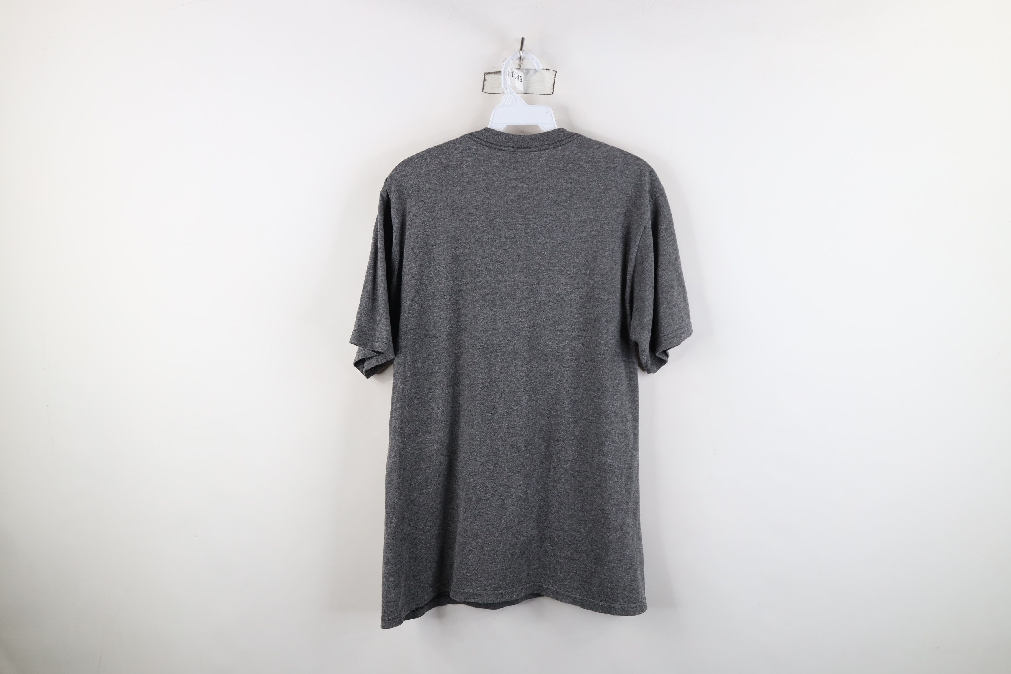Nike Vintage Y2K Nike Block Letter Spell Out Striped T-Shirt Gray Size US L / EU 52-54 / 3 - 9 Thumbnail