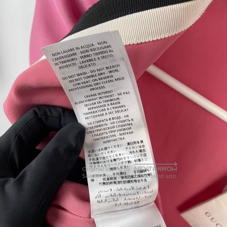 Gucci Gucci Pink V-neck dress Size M / US 6-8 / IT 42-44 - 8 Thumbnail
