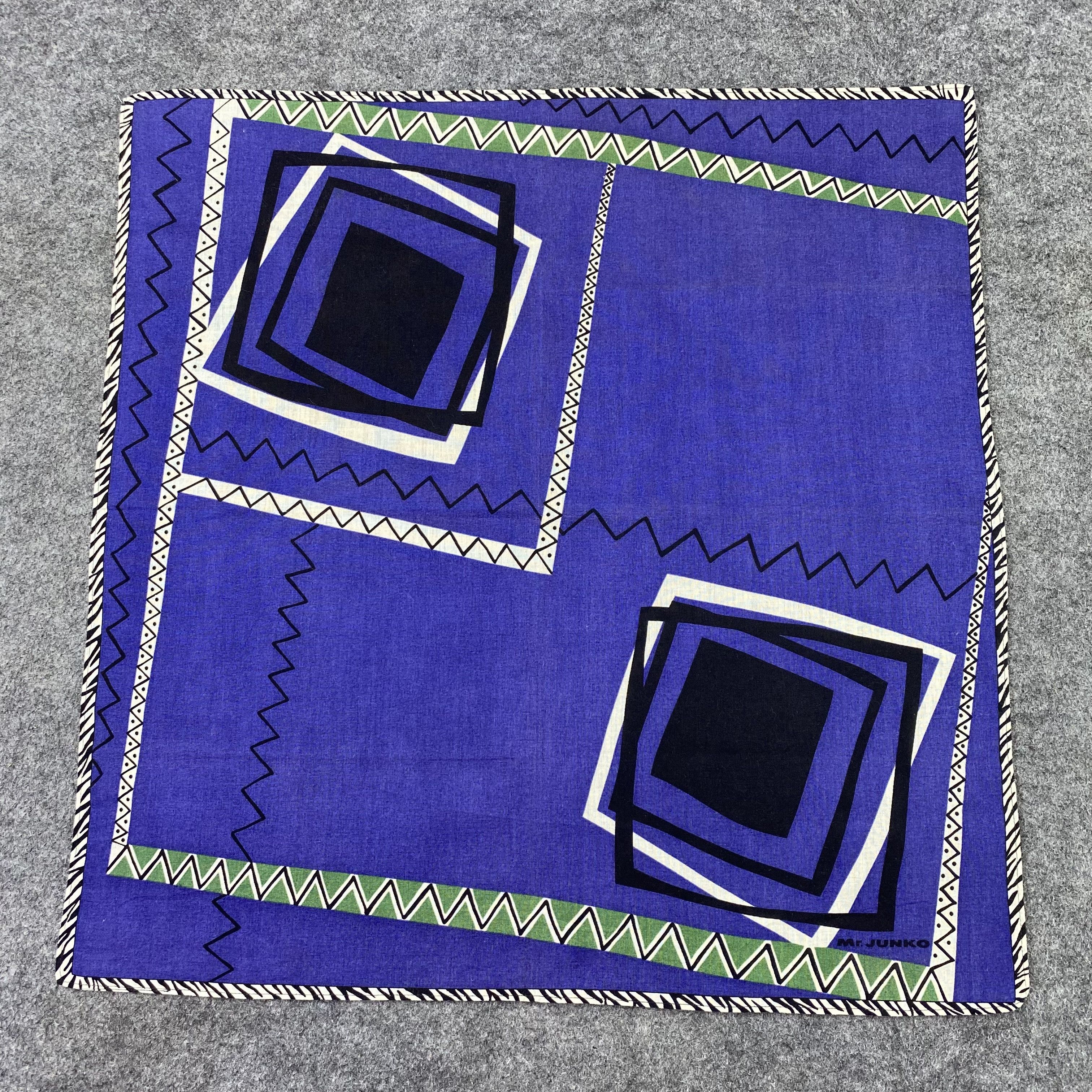 Japanese Brand Mr. Junko Handkerchief / Bandana / Neckerchief -B771 Size ONE SIZE - 3 Thumbnail