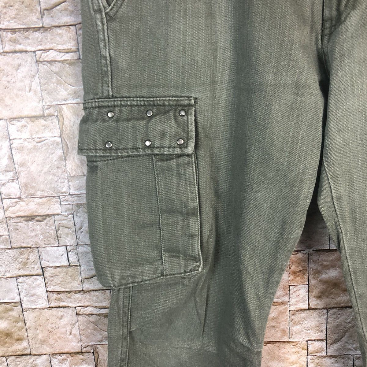 Japanese Brand Outreef Green tactical punk Cargo Multipocket Pants #A45 Size US 33 - 7 Thumbnail