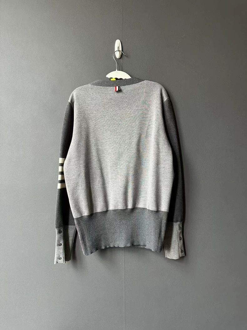 Thom Browne THOM BROWNE Color block cardigan 2502-Nextarrow Size US XXL / EU 58 / 5 - 3 Thumbnail