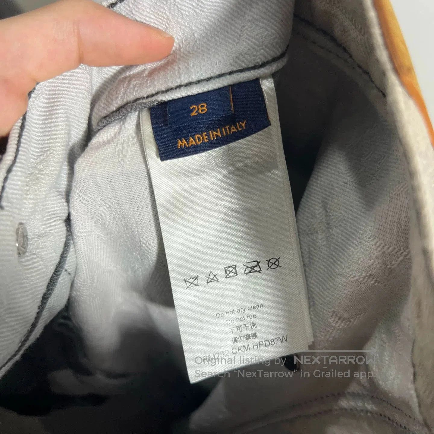 Louis Vuitton Louis Vuitton Portrait Print Denim Jeans. Size US 28 / EU 44 - 4 Thumbnail