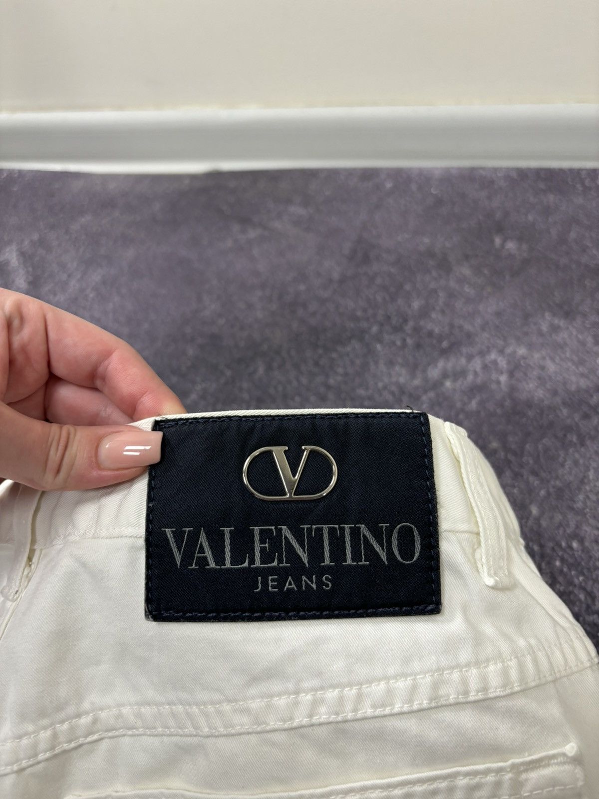 Valentino Vintage Valentino Women’s White Italian Luxury Pants Jeans Size 30" / US 8 / IT 44 - 8 Thumbnail