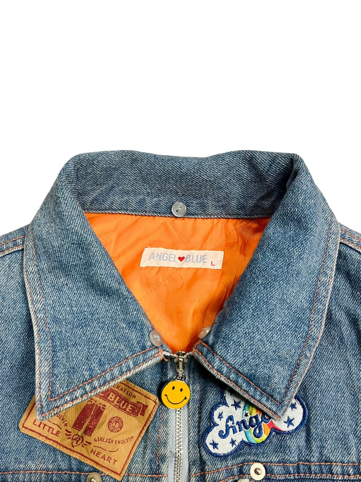 Angel Blue 2000s Angel Blue - Multipatch Hippie Style Denim Size M / US 6-8 / IT 42-44 - 10 Thumbnail