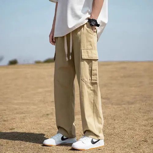 Japanese Brand Khaki High Street Vintage Loose Casual Pants Size US 31 - 7 Thumbnail