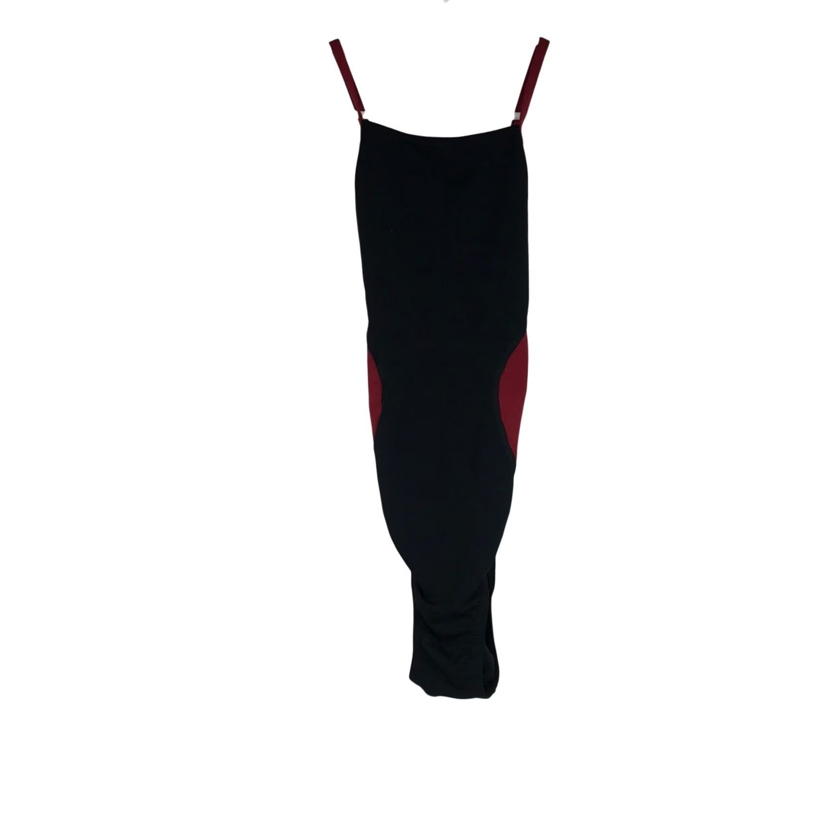 Speedo Speedo Endurance+ Womens One Piece Swimsuit Black Red Size 6/32 Flyback Size ONE SIZE - 2 Thumbnail