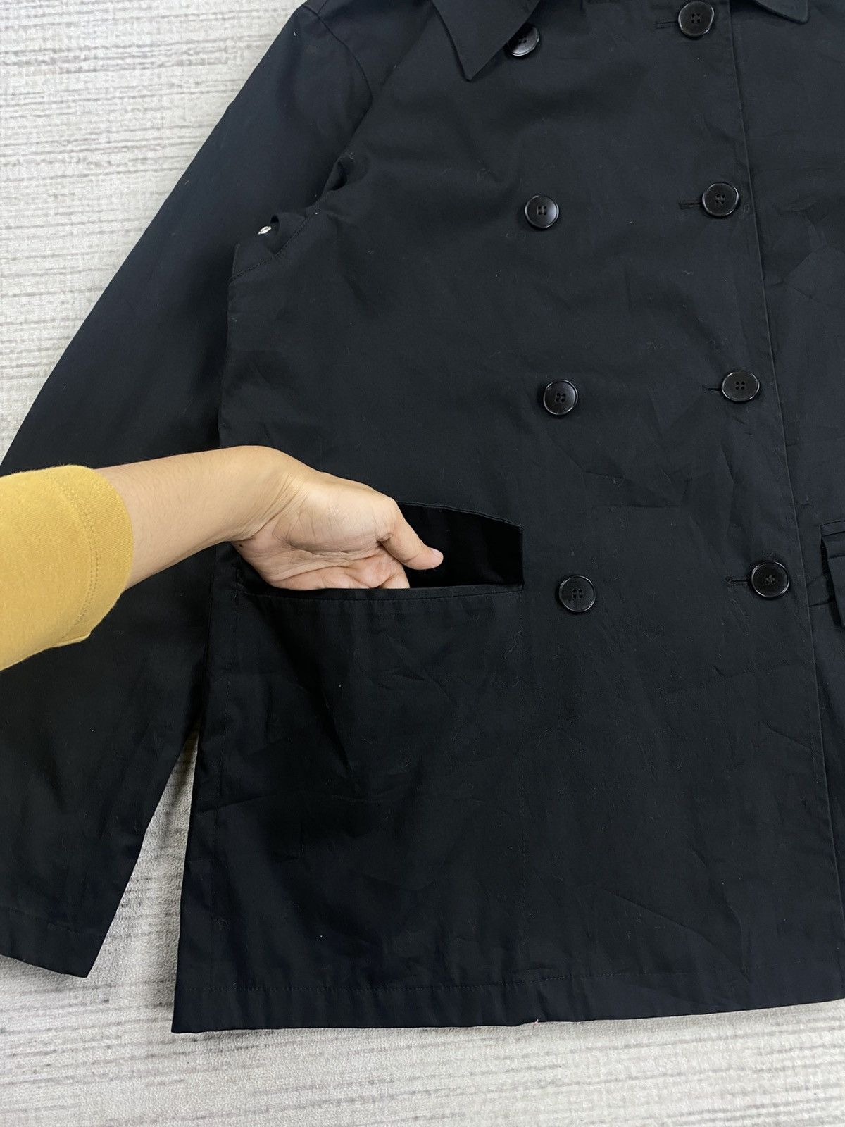 agnes b. Vintage Agnes B. France Double Colar Blazer Jacket Size M / US 6-8 / IT 42-44 - 7 Thumbnail