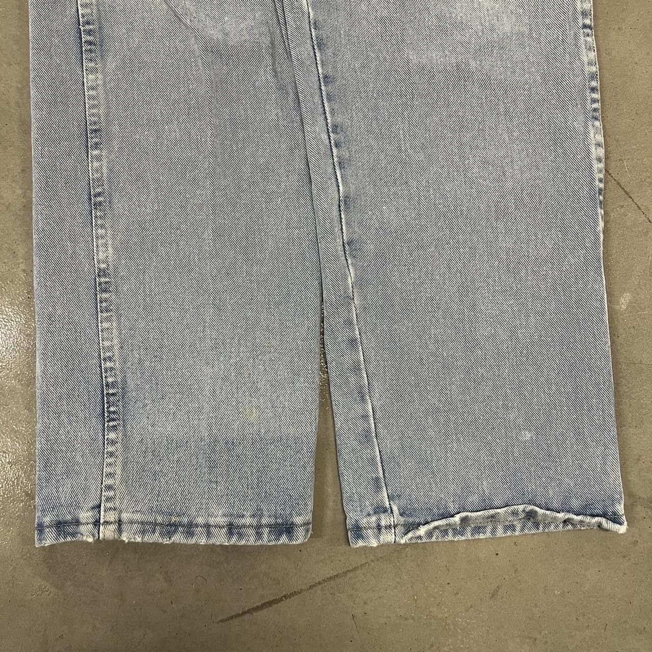 Vintage × Wrangler Vintage Y2K/2000s Baggy Skater Style Light wash Denim Jeans! Size US 36 / EU 52 - 6 Thumbnail
