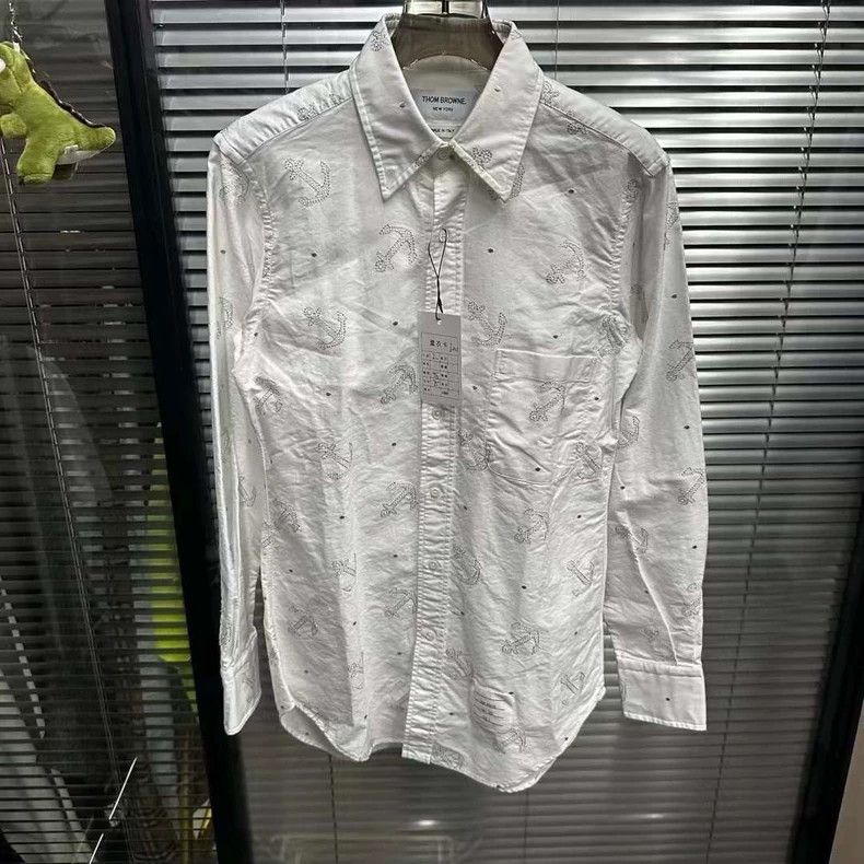 Thom Browne Thom Browne Anchor shirt 2505-Nextarrow Size US M / EU 48-50 / 2 - 1 Thumbnail