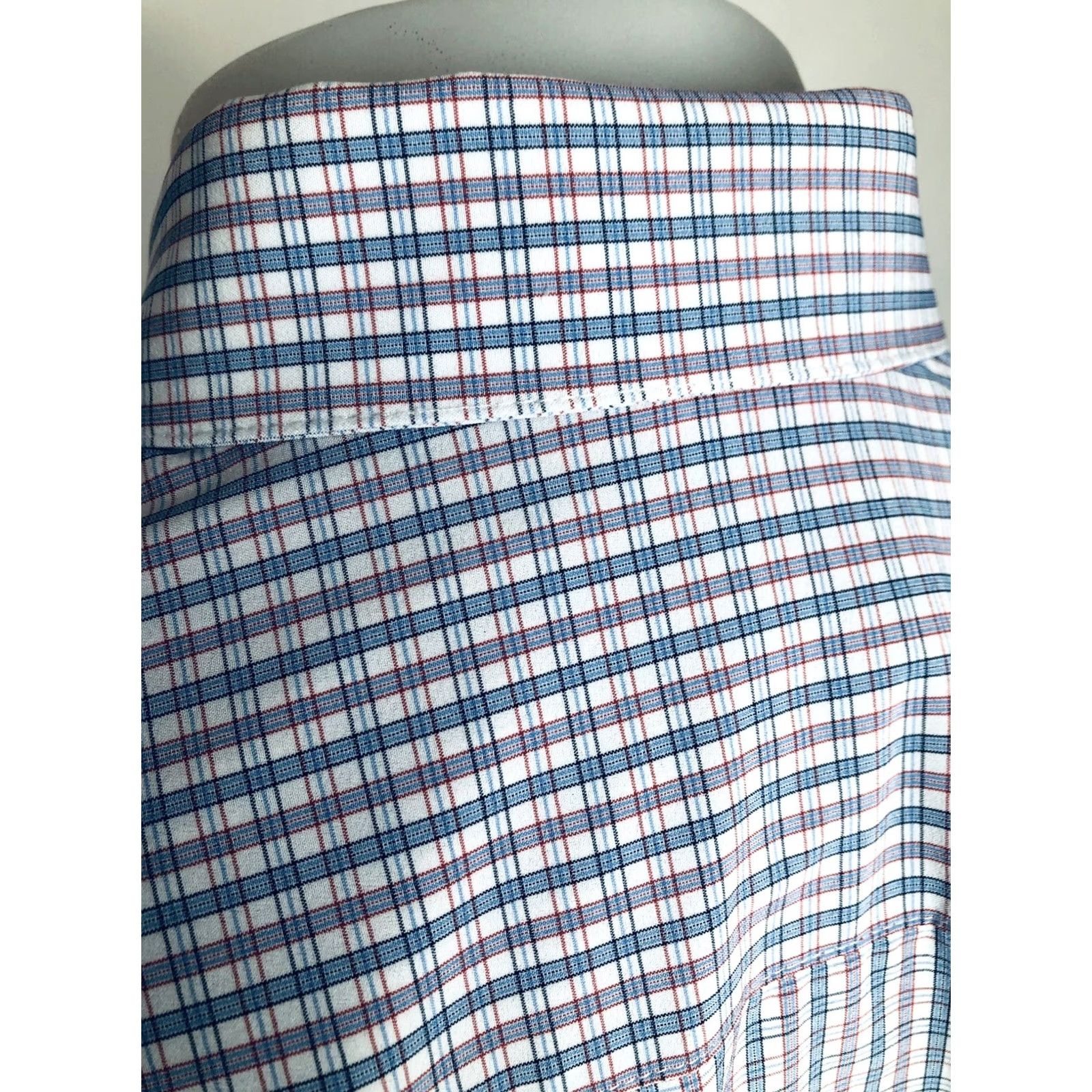 Mizzen+Main MIZZEN+MAIN Plaid Button-Up XL Long Sleeve Shirt Mens Slim Trim Fit EXCELLENT Size US XL / EU 56 / 4 - 5 Thumbnail
