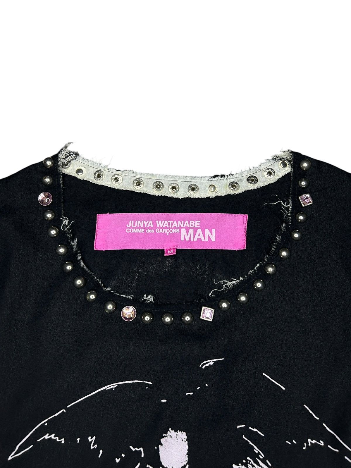 Junya Watanabe S/S 03 Jeweled Raw Hem Dress Size M / US 6-8 / IT 42-44 - 3 Thumbnail