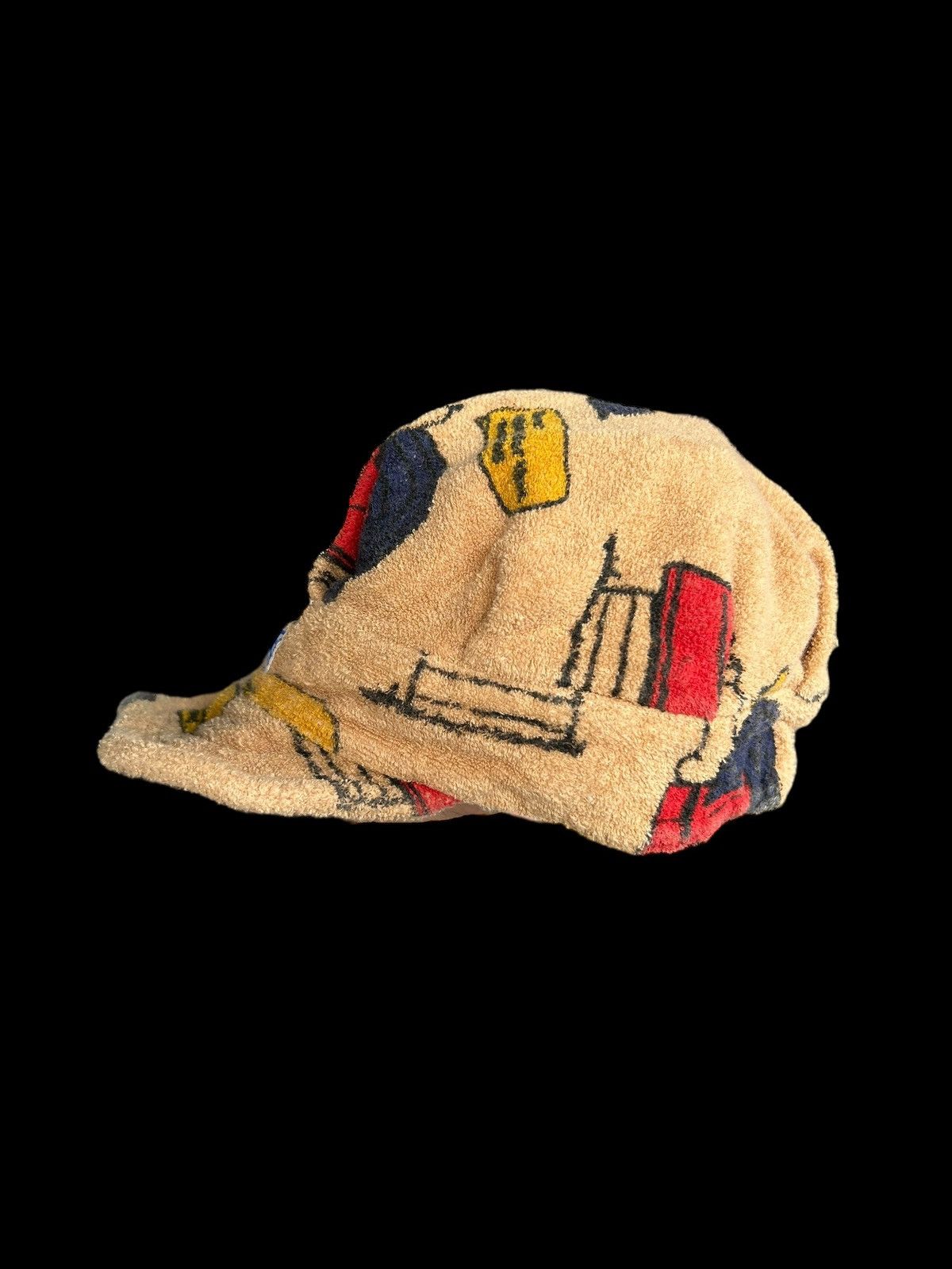 Japanese Brand × Kapital × Vintage Vintage Denim Dungaree X Peanut Full Print Hats Rare design🎌 Size 46 - 5 Thumbnail