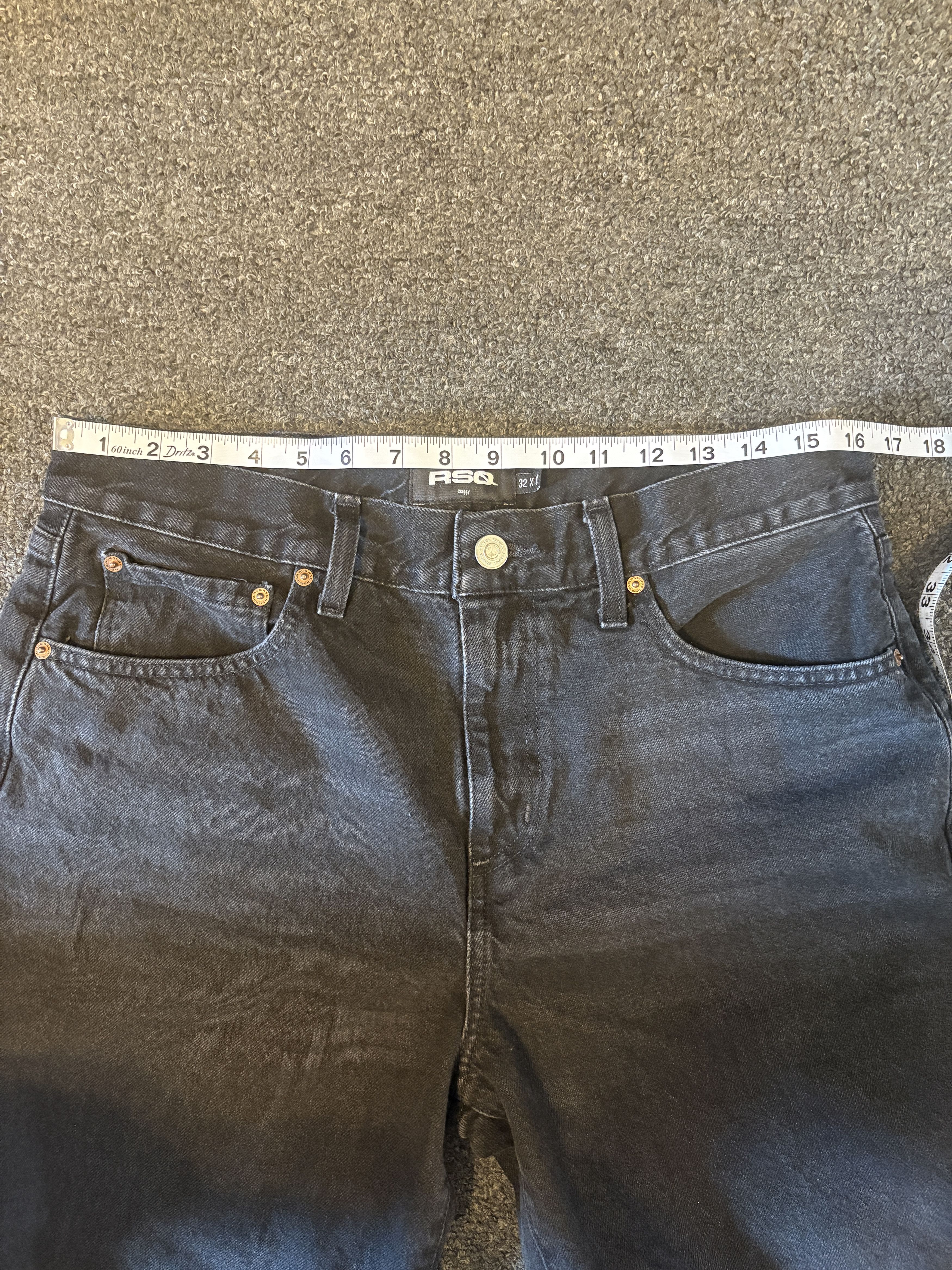 Rsq RSQ Baggy Jeans Black 32x32 Size US 32 / EU 48 - 4 Thumbnail