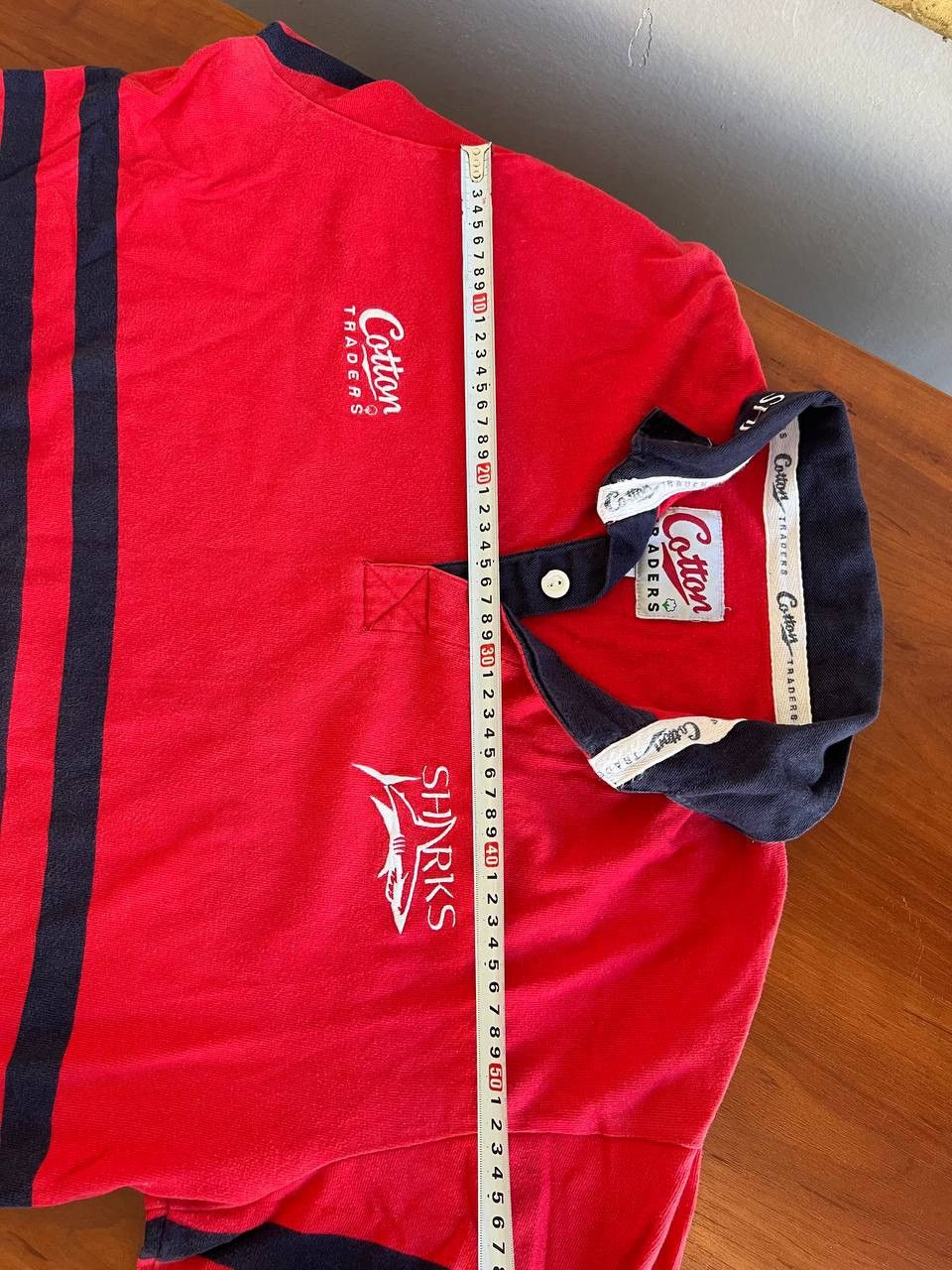 Cotton Traders 1998/99 SHARKS RUGBY AWAY RARE UNION SHIRT JERSEY SIZE XL Size US XL / EU 56 / 4 - 17 Thumbnail