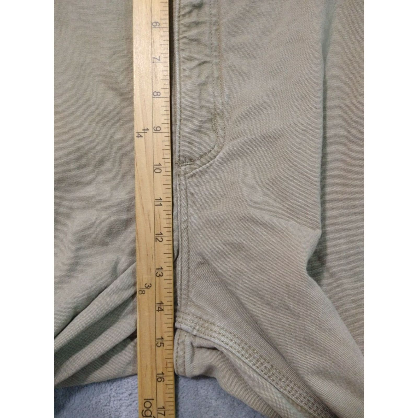 Carhartt Carhartt Pants Mens 50x32 Beige Rigby Lined Relaxed Straight Canvas Rugged Flex Chino Casual Workwear Big & Tall 50 Beige Mens Pants Size US 34 / EU 50 - 4 Thumbnail