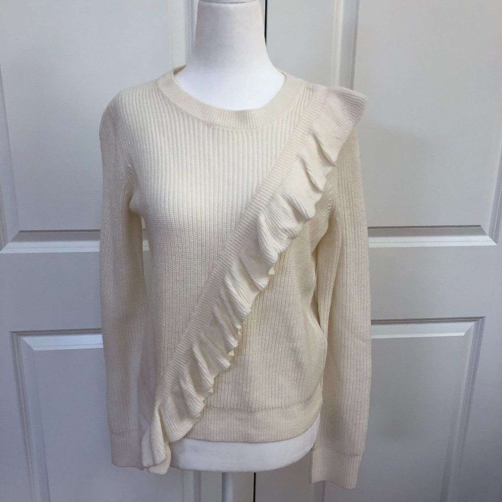 Joie Ruffle Wool Blend Sweater from Joie Size XS / US 0-2 / IT 36-38 - 5 Thumbnail
