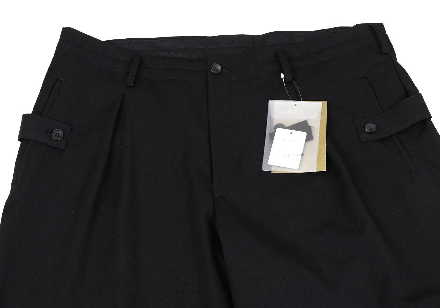 Yohji Yamamoto Yohji Yamamoto Wool Gabardine Strap Pants Size US 34 / EU 50 - 3 Thumbnail