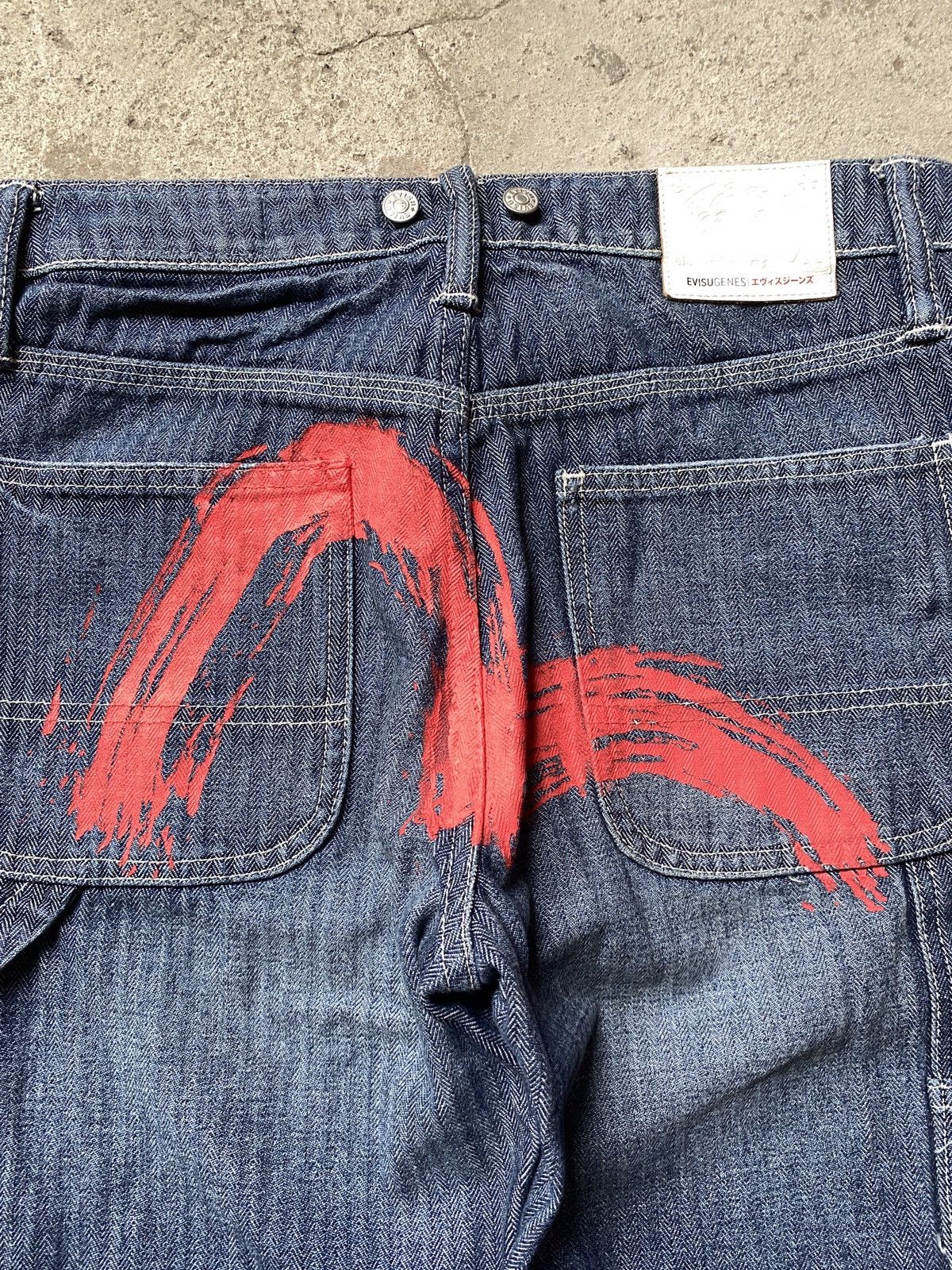 Evisu Evisu Seagull Big Logo Carpenter Pants Size 26" / US 2 / IT 38 - 9 Thumbnail