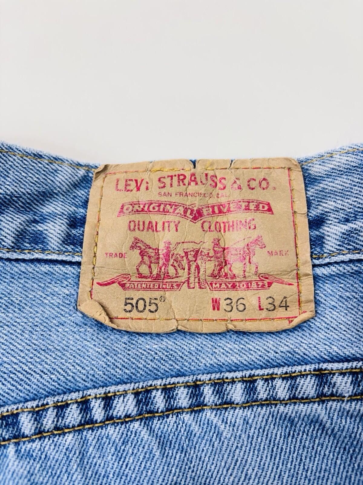 Levi's Levi’s Vintage Men’s 550 Relaxed Fit Jeans blue denim 36x34 Size US 36 / EU 52 - 3 Thumbnail