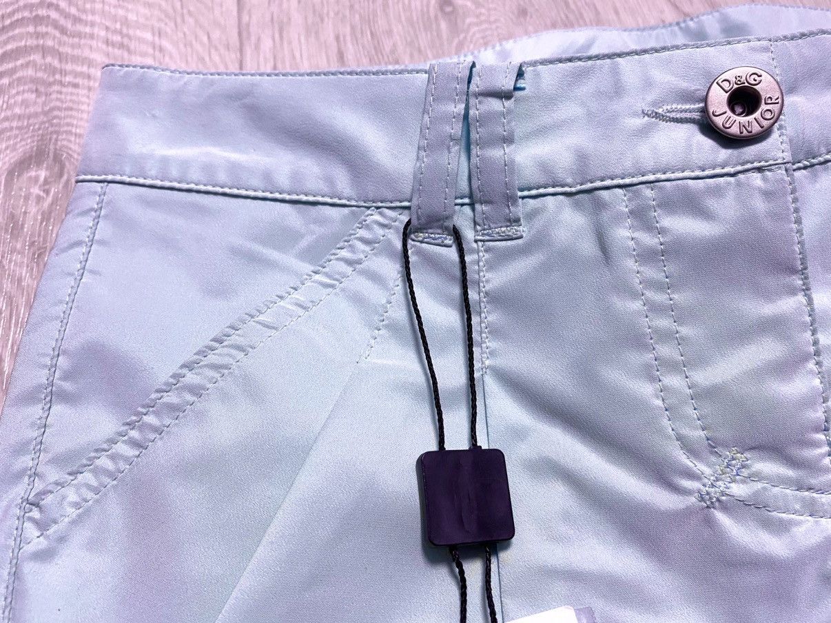 Dolce & Gabbana NWT Women’s Junior D&G Blue Polyester Shorts Capri Size 26" / US 2 / IT 38 - 9 Thumbnail