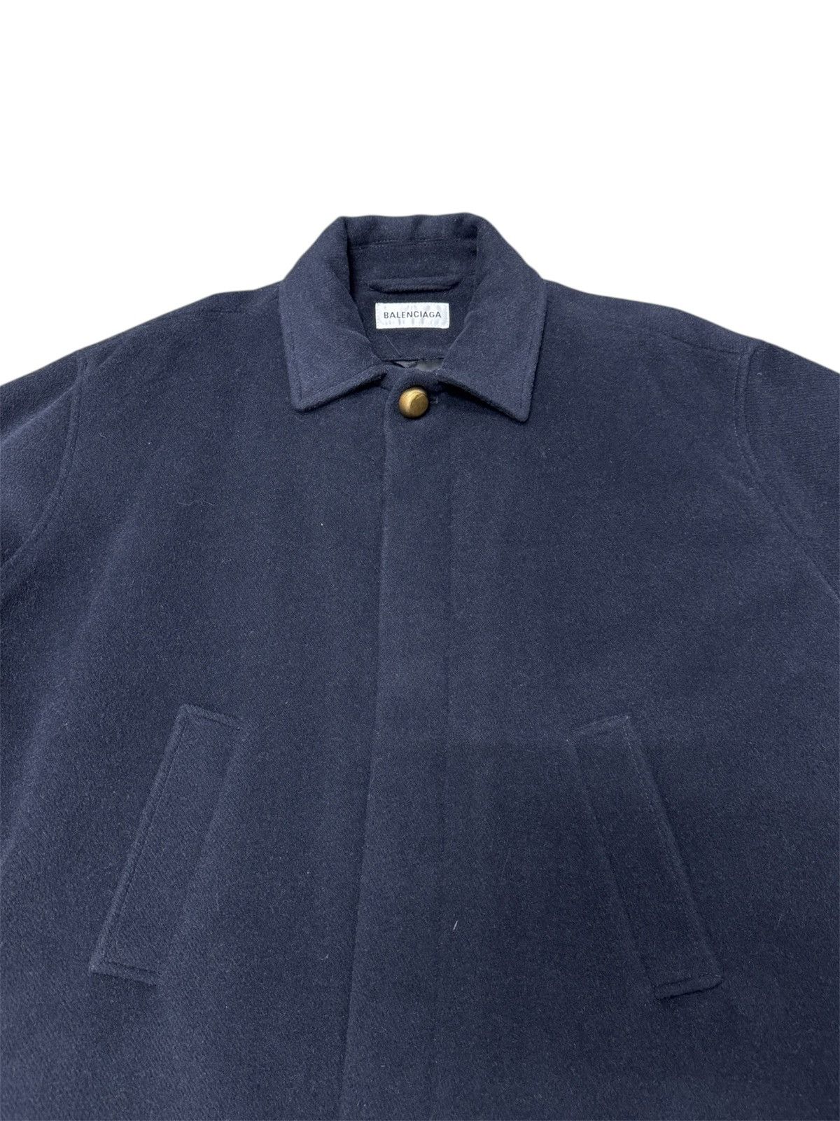 Balenciaga Balenciaga Bottlecap Wool Button Up Jacket Size US L / EU 52-54 / 3 - 3 Thumbnail