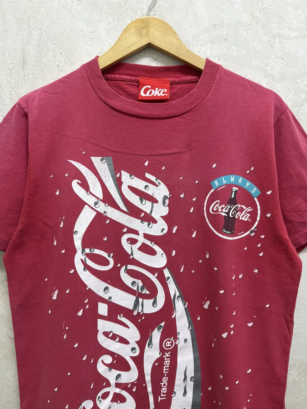 Vintage Vintage 90s Coca Cola All Over Prints Tees Size US M / EU 48-50 / 2 - 2 Thumbnail