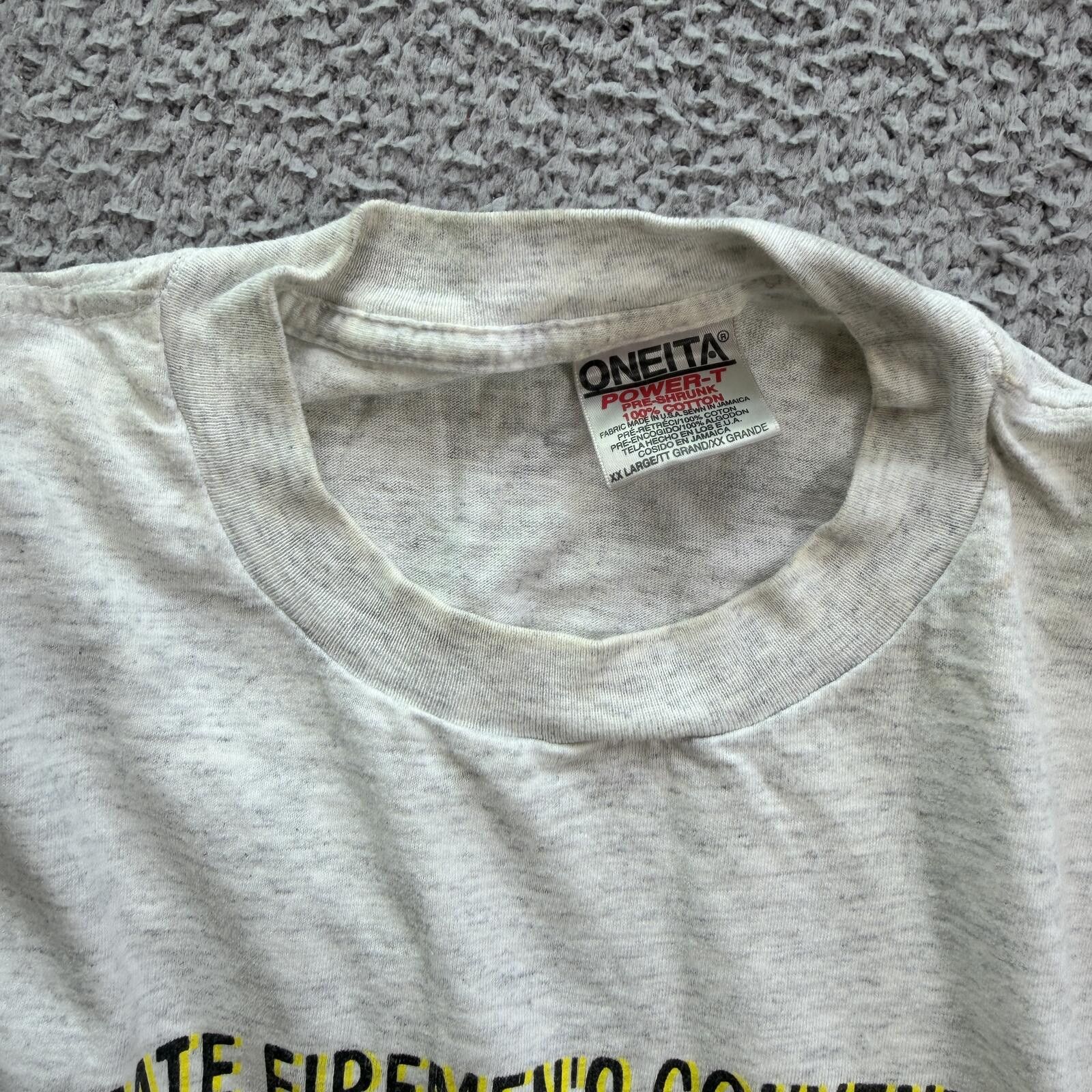 Other Vintage 1995 NJ State Firemens New Jersey T Shirt XXL Tee Size US XXL / EU 58 / 5 - 6 Thumbnail