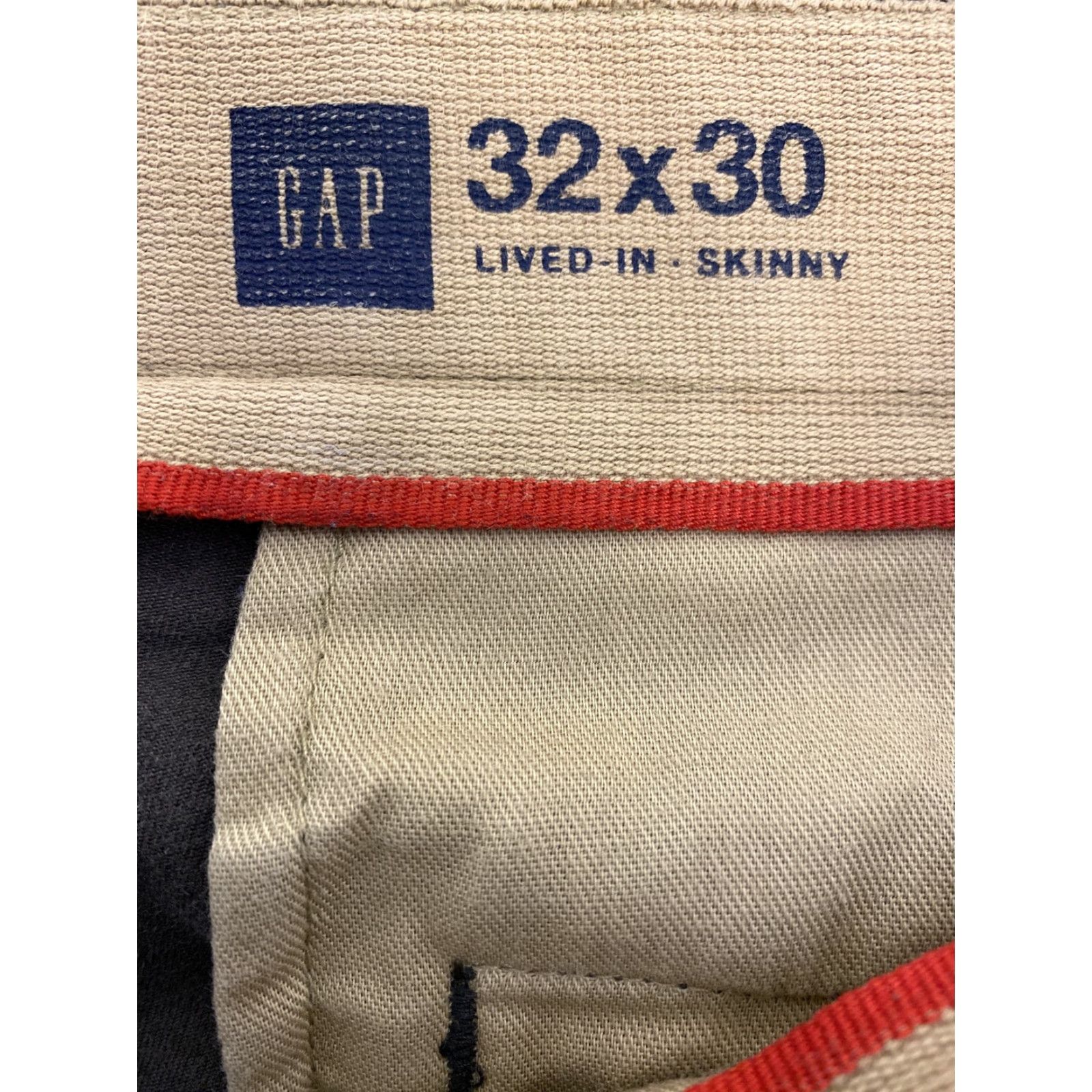 Gap GAP Chino Pants Men's Slim Fit 32x30 Gray Flat Front Size US 32 / EU 48 - 7 Thumbnail
